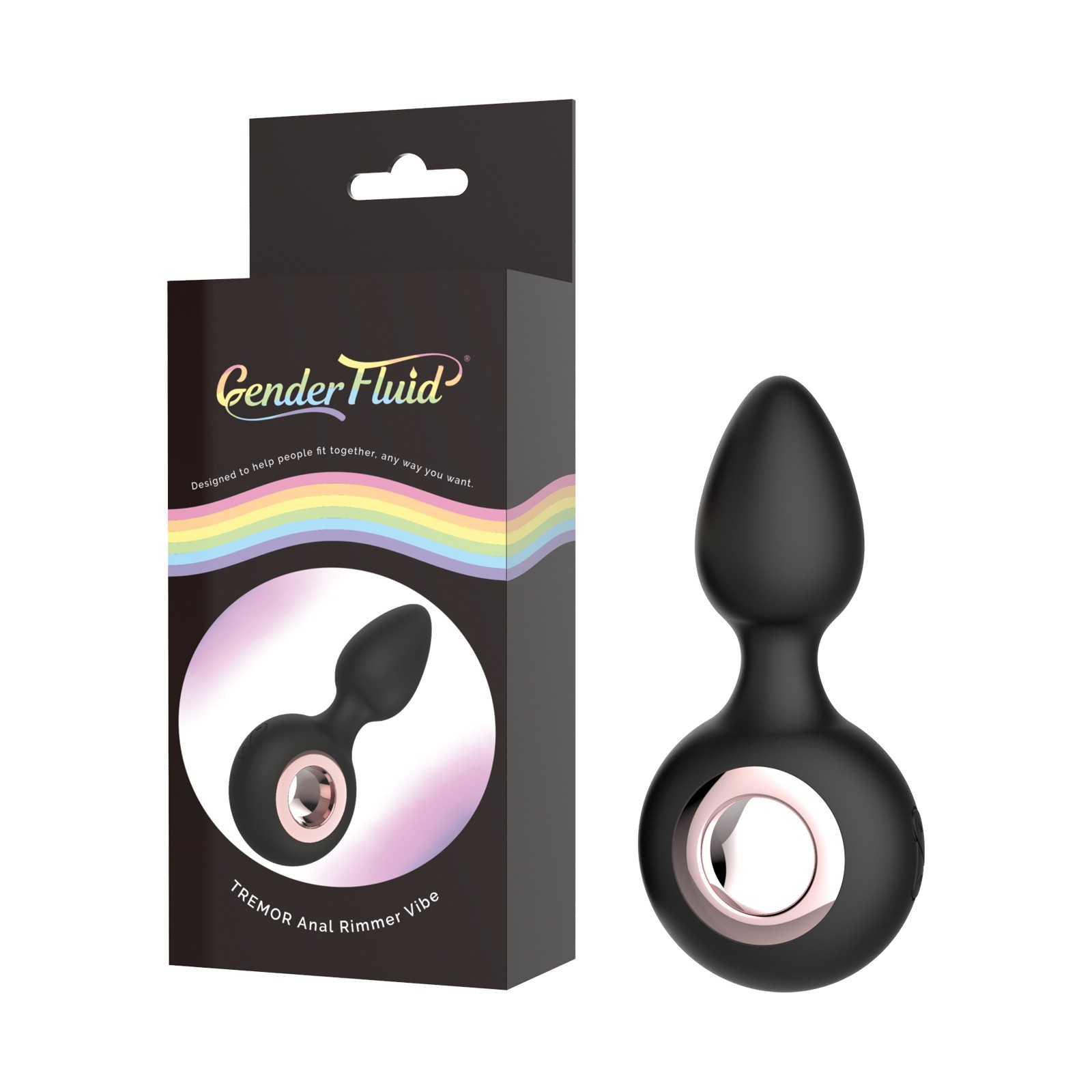 Vibrador Anal Gender Fluid Tremor Ring Negro Vibrador Anal Gender Fluid Tremor Ring Negro