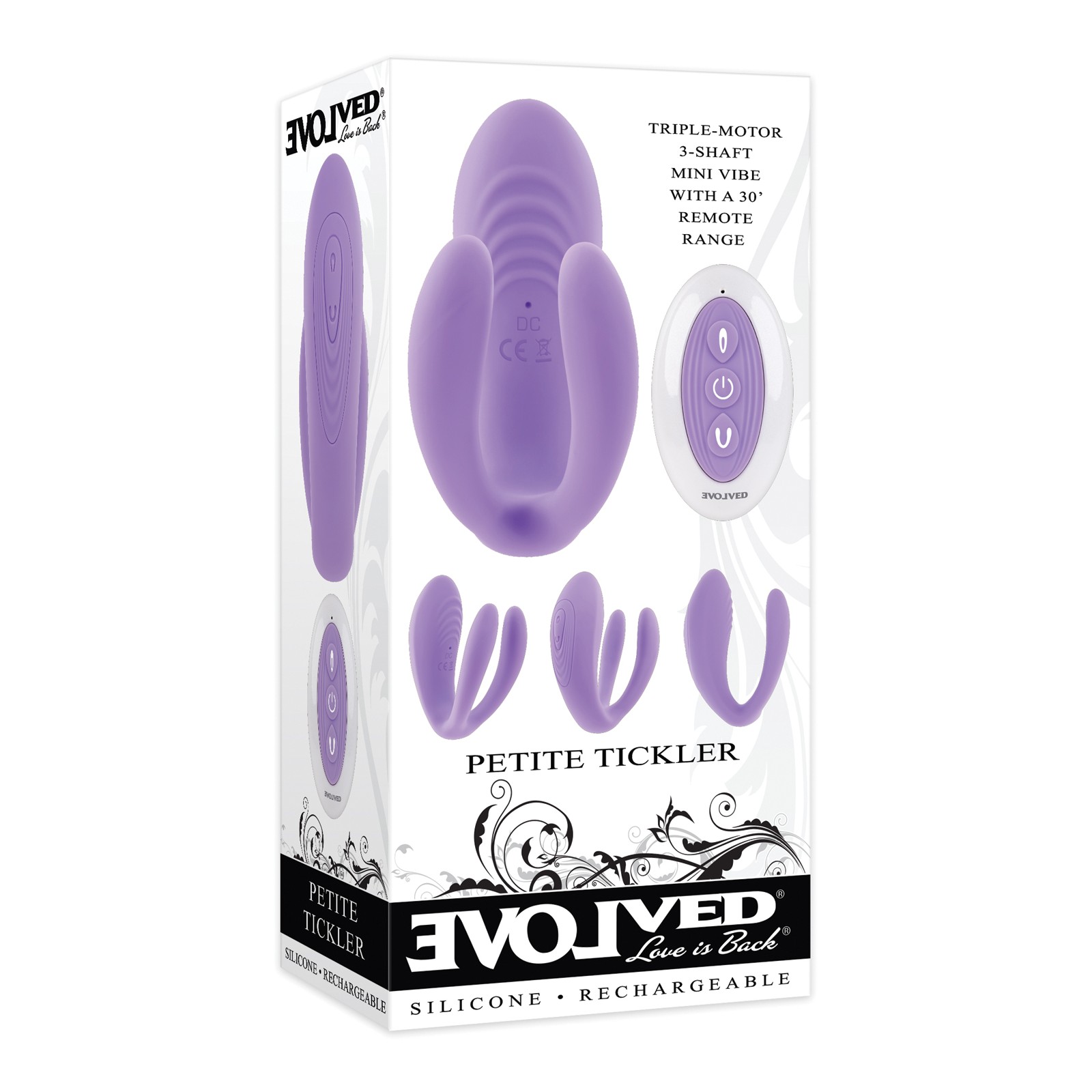 Vibrador Mini Evolved Petite Tickler para Estimulación Suprema Vibrador Mini Evolved Petite Tickler para Estimulación Suprema