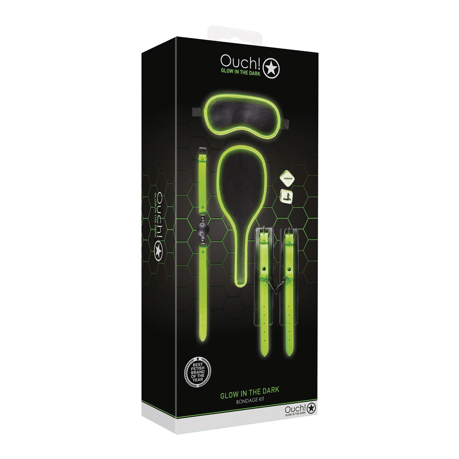 Ouch Glow in the Dark Bondage Kit #1 Ouch Glow in the Dark Bondage Kit #1