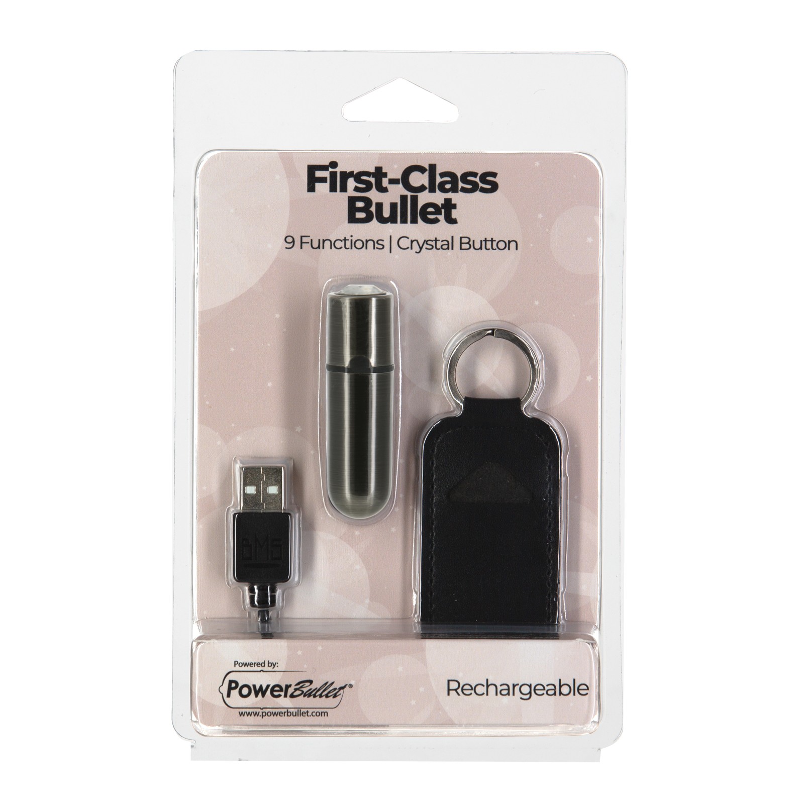 Mini Bullet Recargable con Cristal First Class Metal Gun Mini Bullet Recargable con Cristal First Class Metal Gun