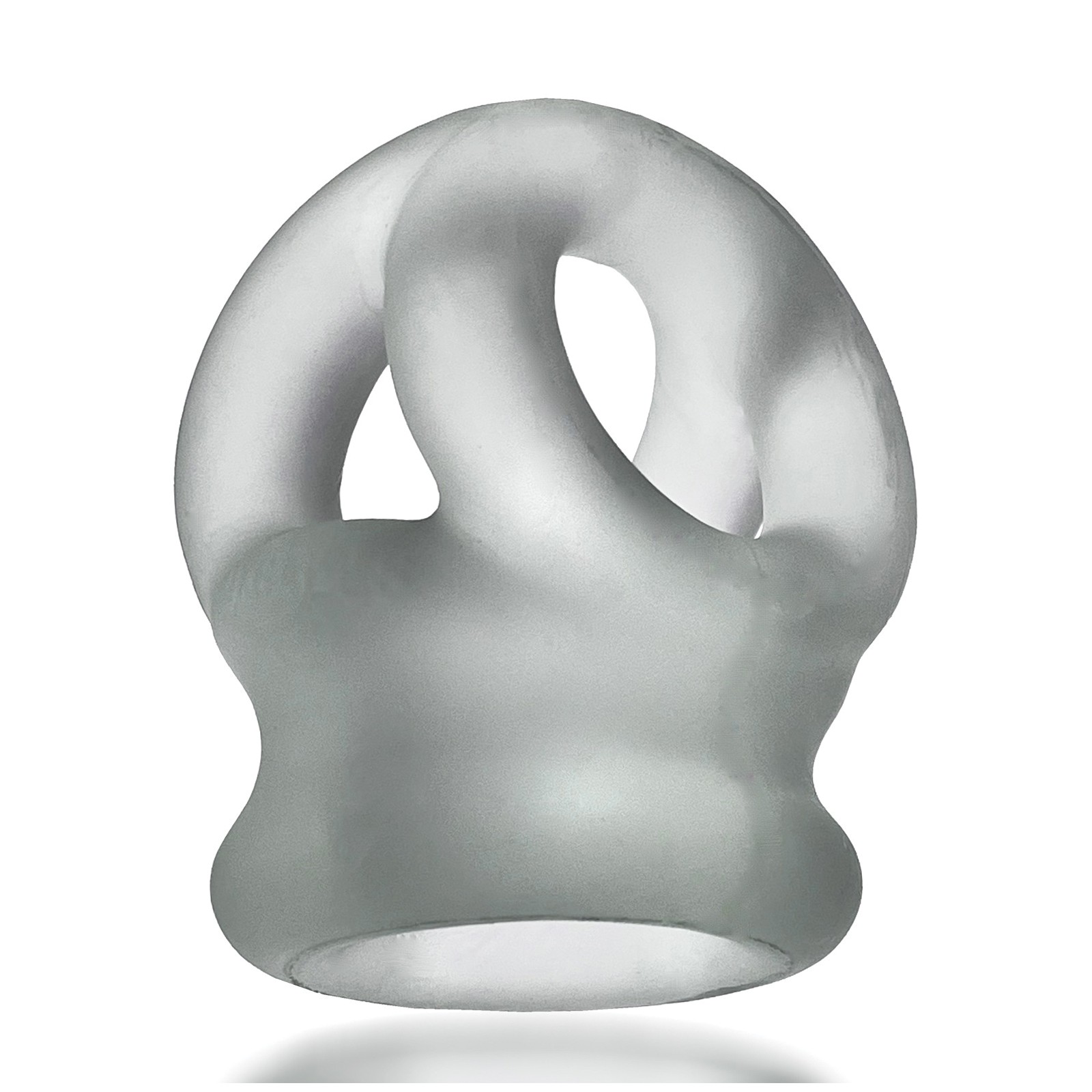 Oxballs Tri Squeeze Cocksling Ballstretcher Clear Ice Oxballs Tri Squeeze Cocksling Ballstretcher Clear Ice