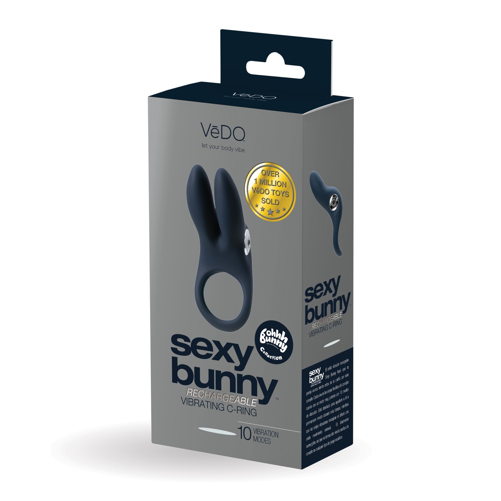 Anillo de Placer Recargable VeDO Bunny Sexy Anillo de Placer Recargable VeDO Bunny Sexy