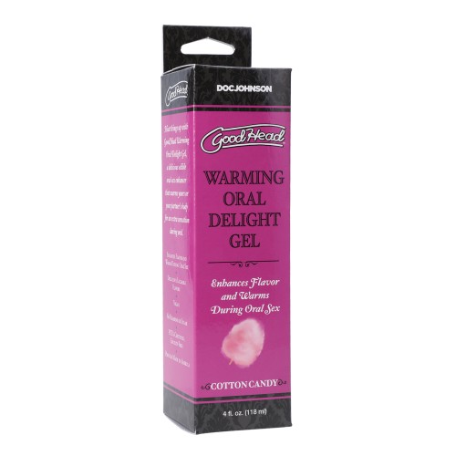 GoodHead Warming Oral Delight Gel Cotton Candy