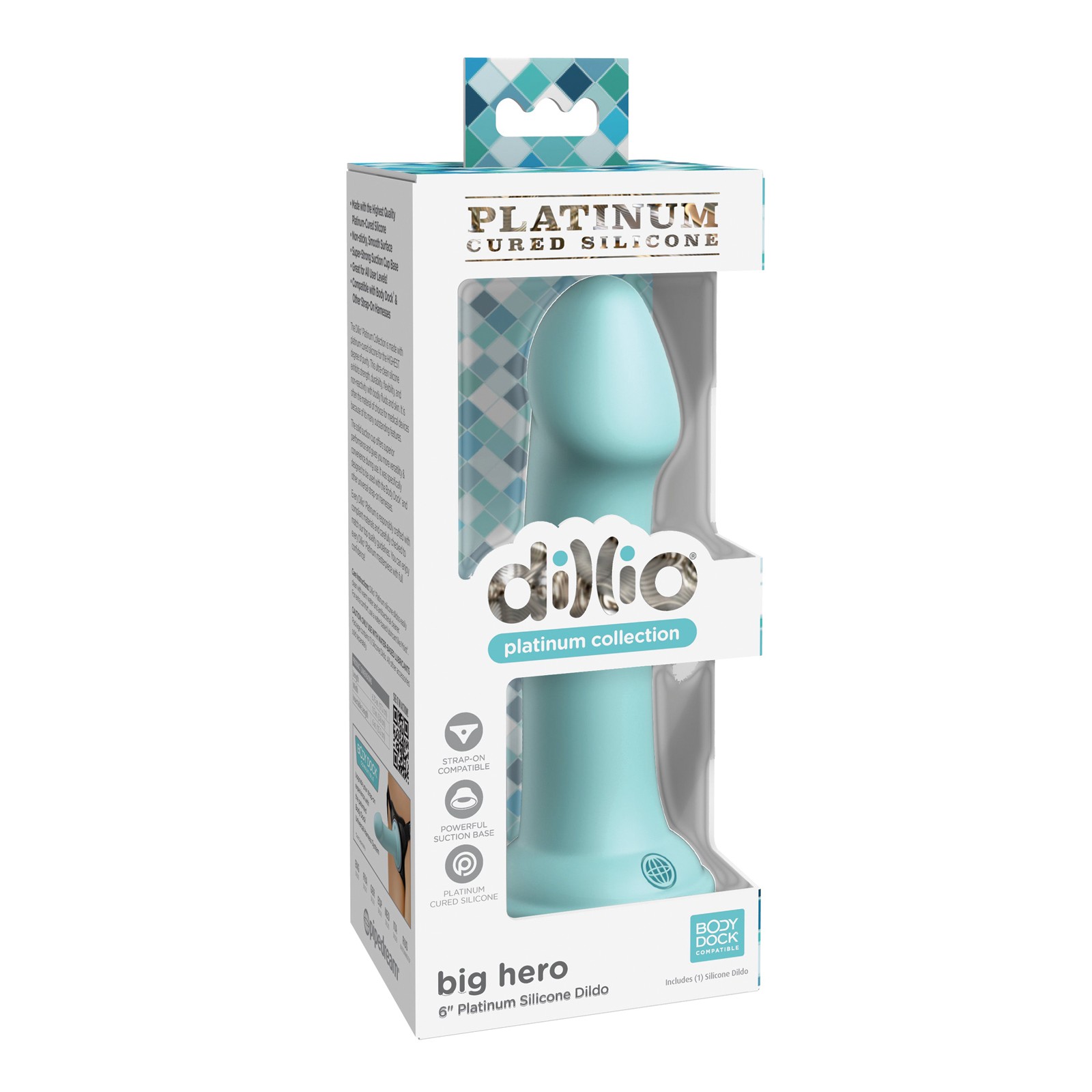 Dildo de Silicona Dillio Platinum 6 Pulgadas para Uso Versátil Dildo de Silicona Dillio Platinum 6 Pulgadas para Uso Versátil