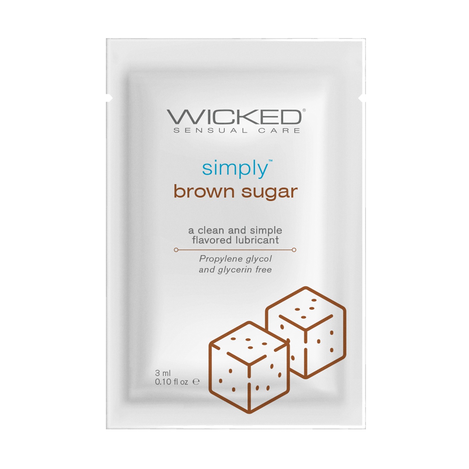 Wicked Sensual Care Simply Water Based Lubricant Brown Sugar Wicked Sensual Care Simply Water Based Lubricant Brown Sugar