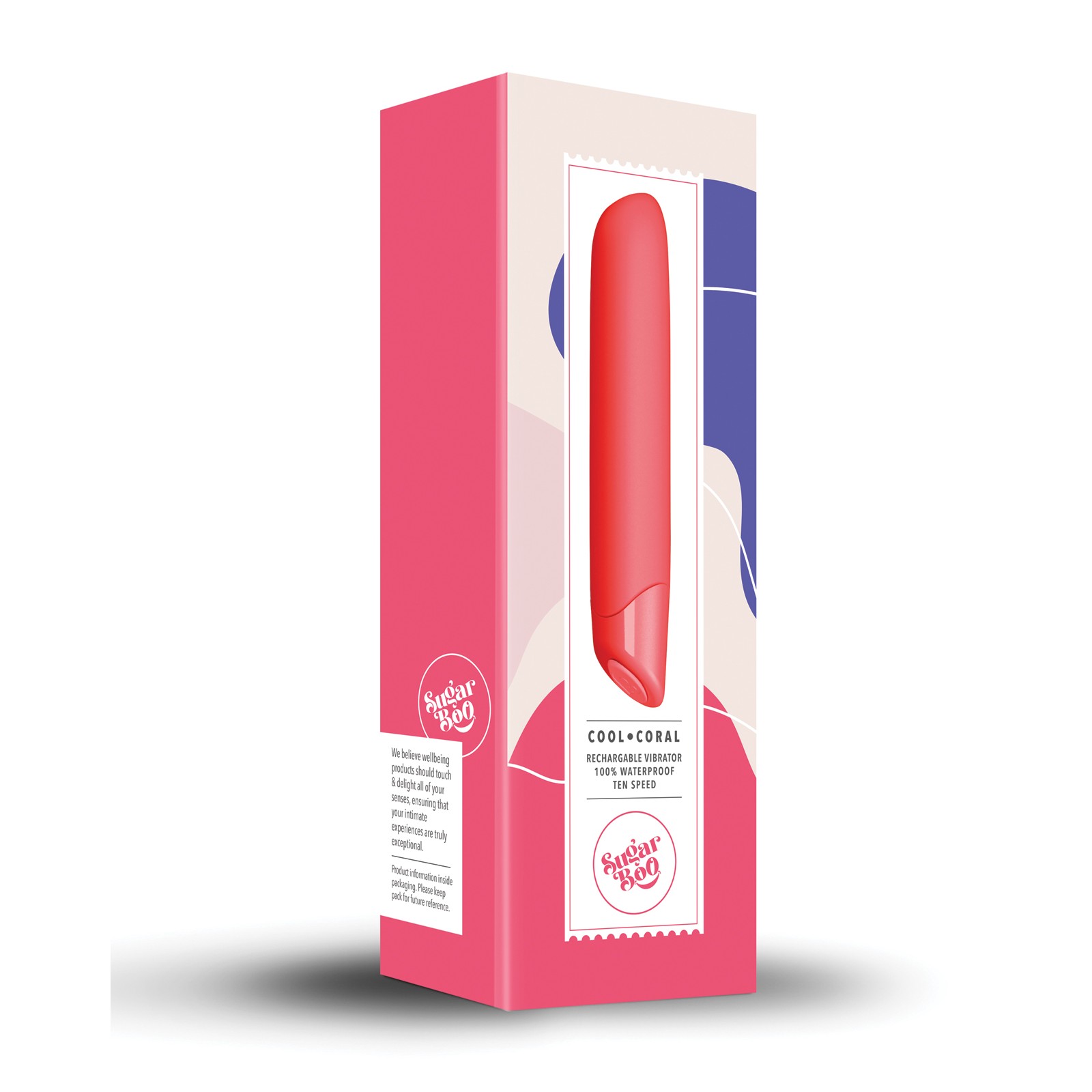Vibrador Recargable Cool Coral para el Placer Vibrador Recargable Cool Coral para el Placer