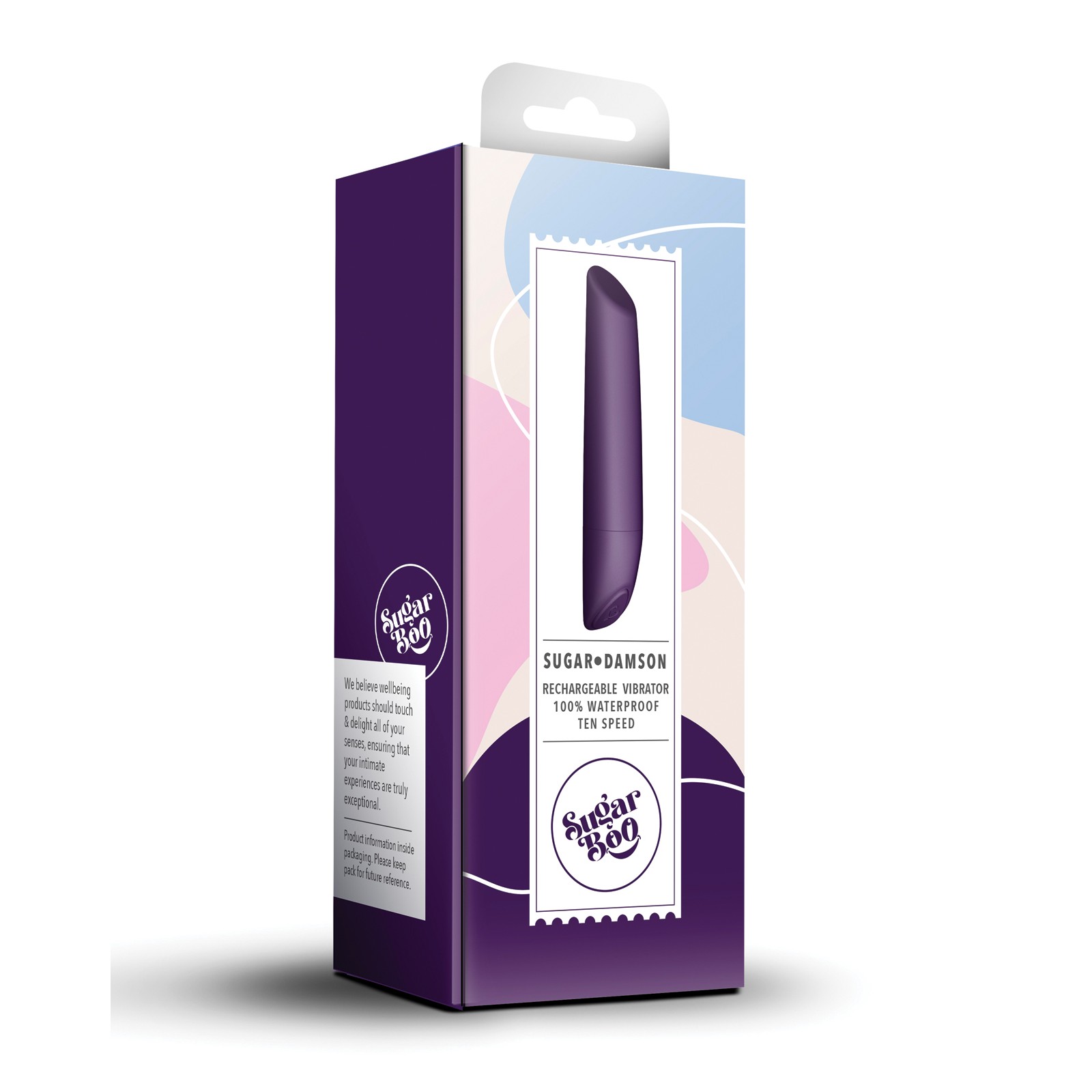 SugarBoo Sugar Damson Rechargeable Vibrator 10 Functions SugarBoo Sugar Damson Rechargeable Vibrator 10 Functions