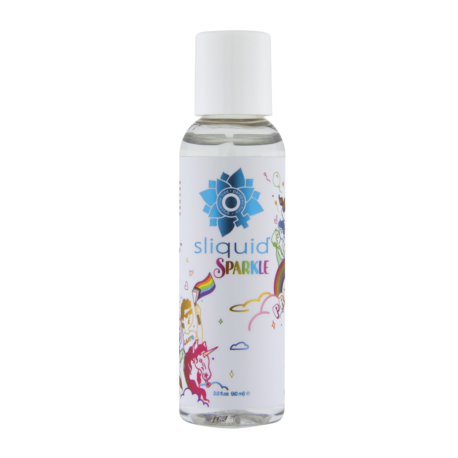 Sliquid Naturals Sparkle Pride Lube 2 oz Sliquid Naturals Sparkle Pride Lube 2 oz