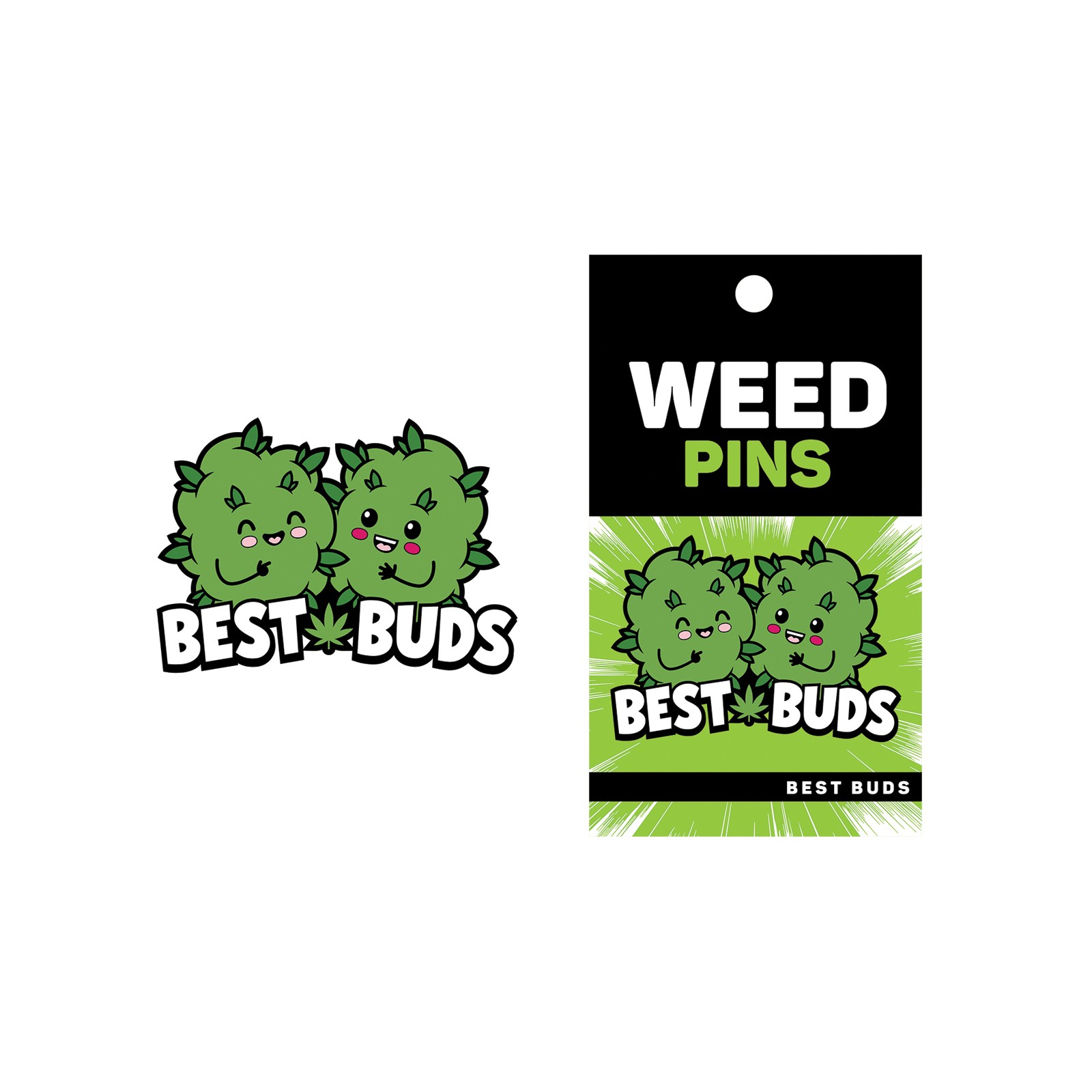 Pin Best Buds de Wood Rocket Verde para Amantes del Cannabis Pin Best Buds de Wood Rocket Verde para Amantes del Cannabis