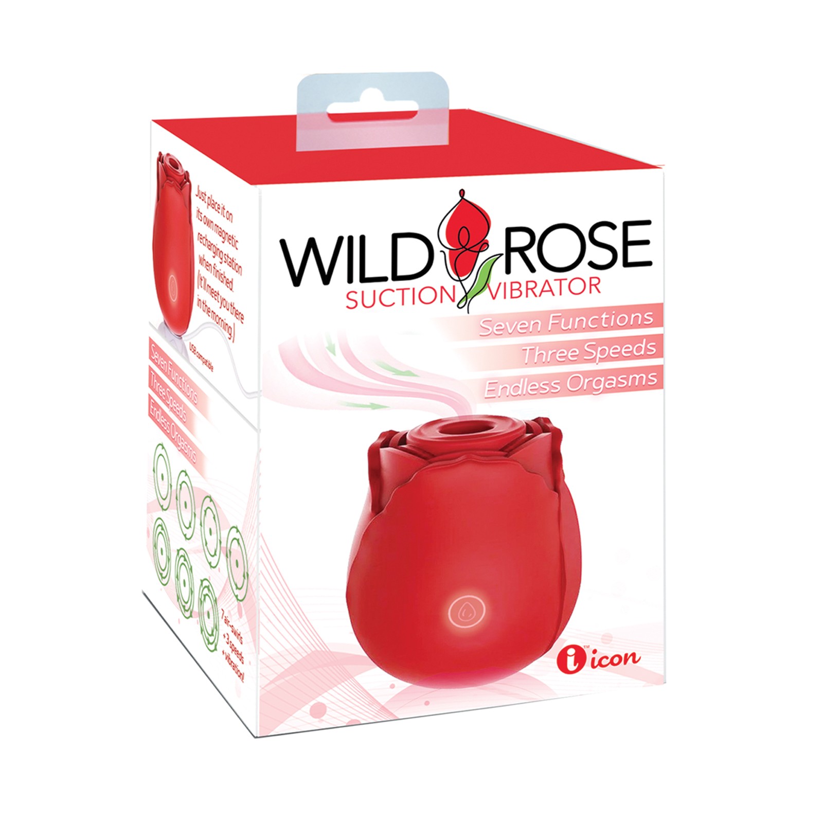Vibrador Clásico Wild Rose para Orgasmos Potenciados Vibrador Clásico Wild Rose para Orgasmos Potenciados