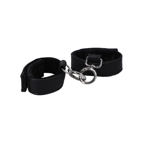 In A Bag Vegan Leather Handcuffs for Light Bondage