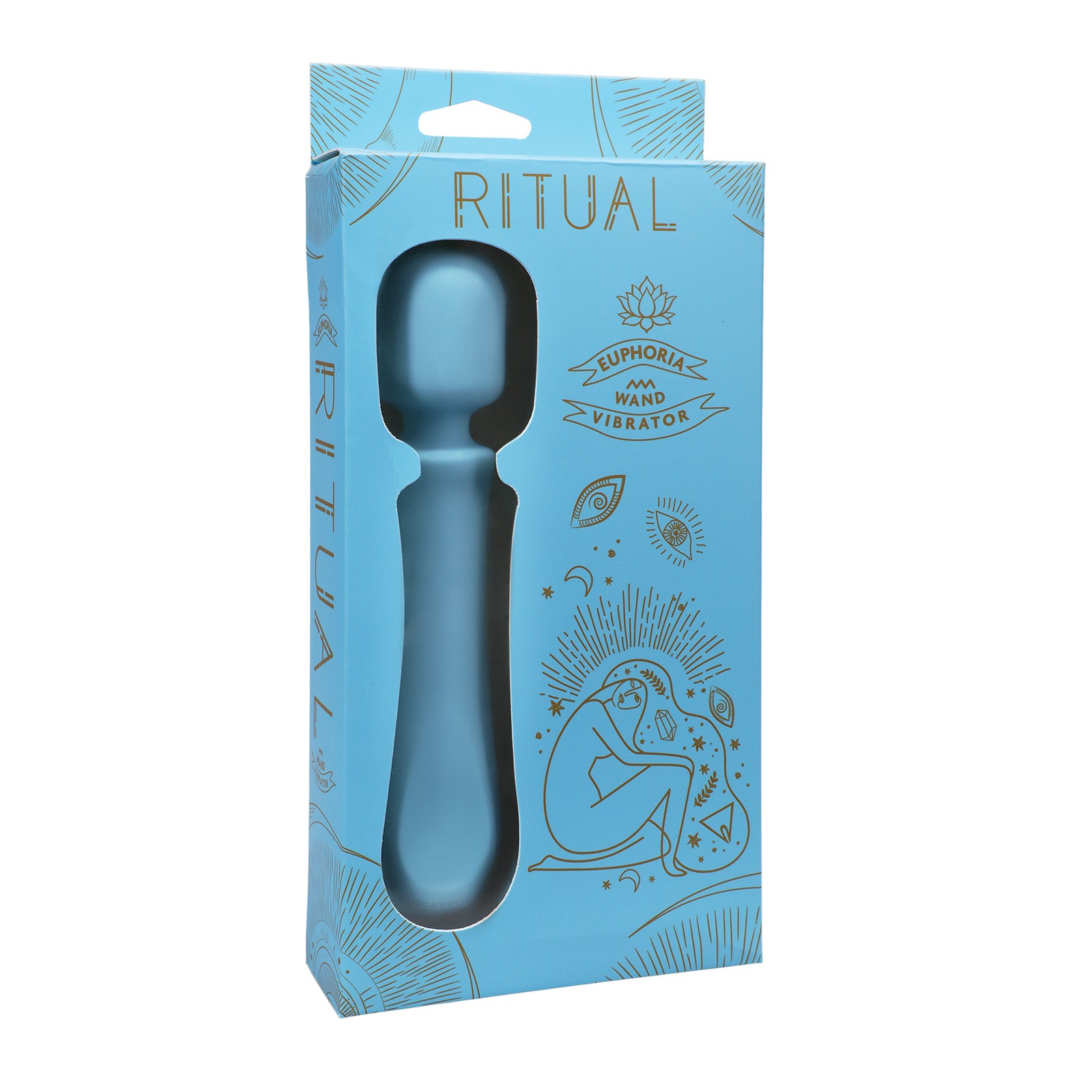 Vibrador de Silicona Recargable RITUAL Euphoria Azul Vibrador de Silicona Recargable RITUAL Euphoria Azul