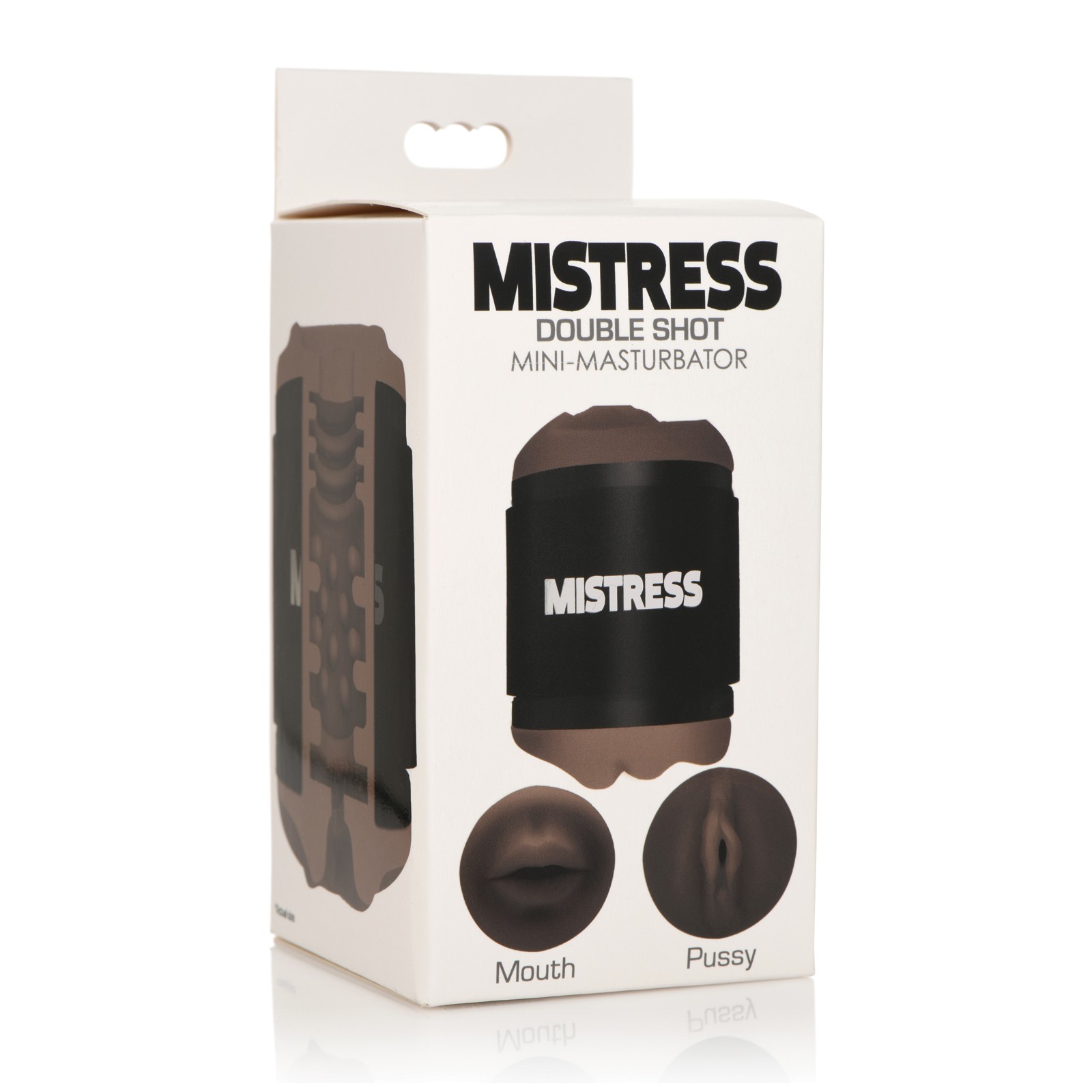 Curve Toys Mistress Double Shot Mini Masturbator - Dark Curve Toys Mistress Double Shot Mini Masturbator - Dark