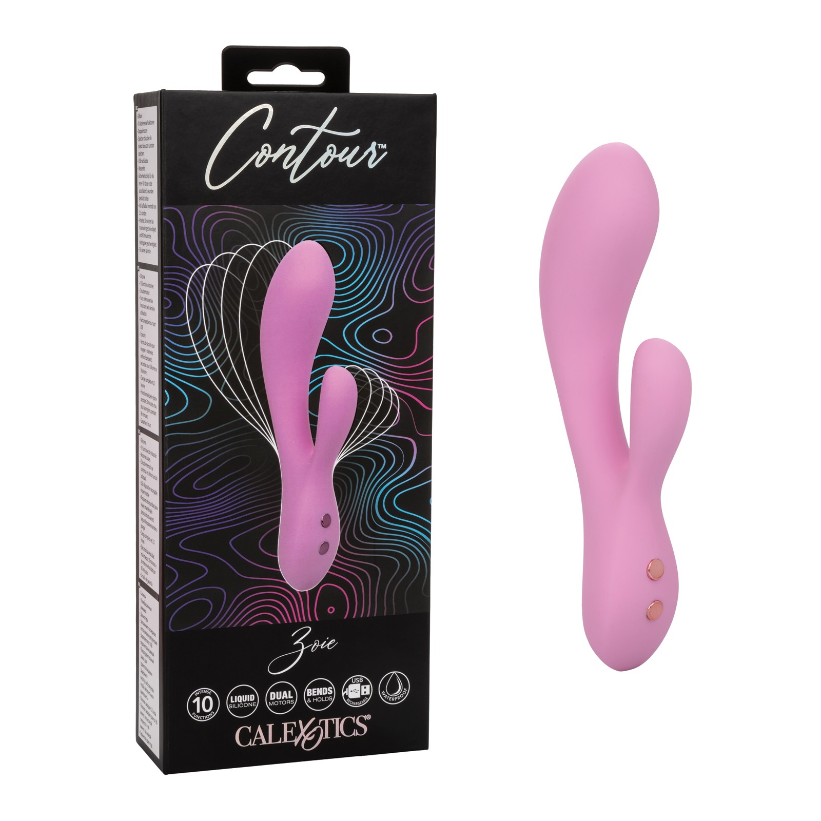 Masajeador Dual Flexible Contour Zoie - Rosa Masajeador Dual Flexible Contour Zoie - Rosa