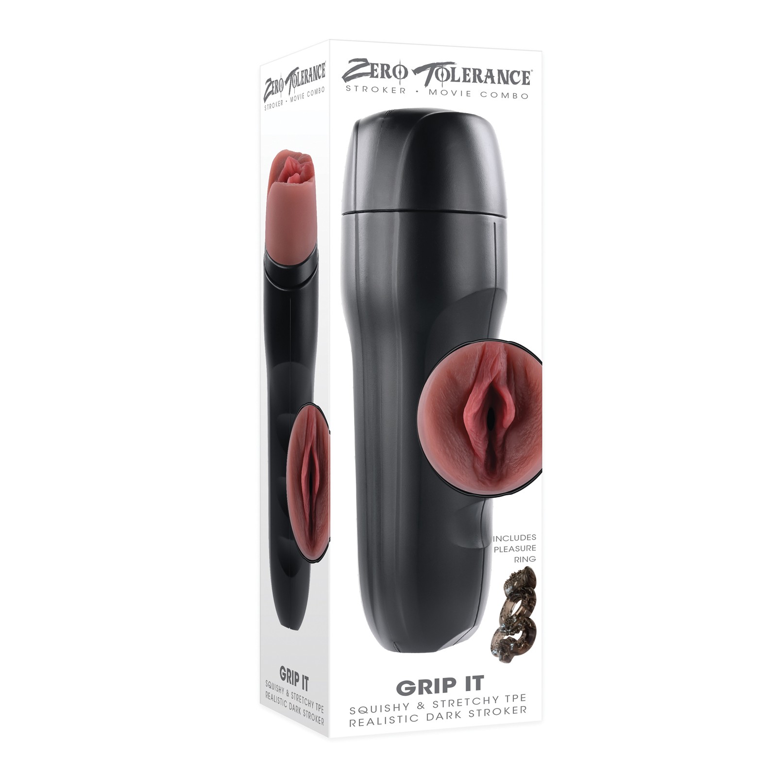 Zero Tolerance Grip It Vaginal Stroker Dark Zero Tolerance Grip It Vaginal Stroker Dark
