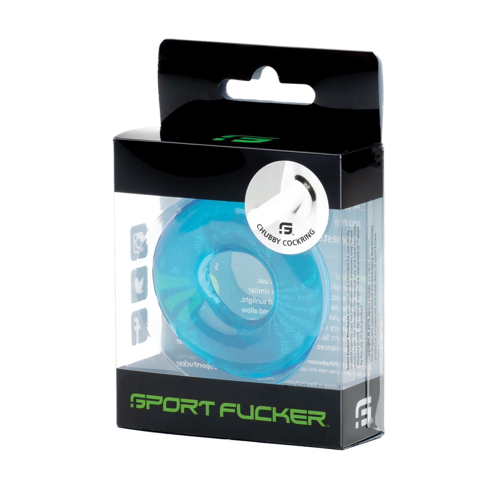 Sport Fucker Chubby Cockring Ice Blue Sport Fucker Chubby Cockring Ice Blue