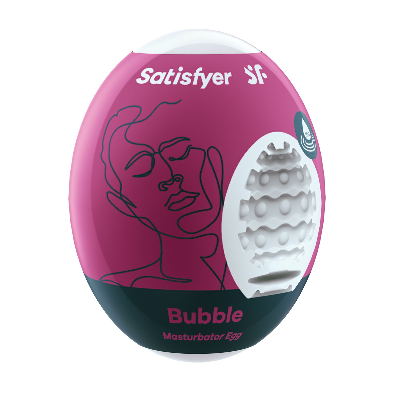 Satisfyer Masturbator Egg Bubble - Violet Pleasure Toy Satisfyer Masturbator Egg Bubble - Violet Pleasure Toy