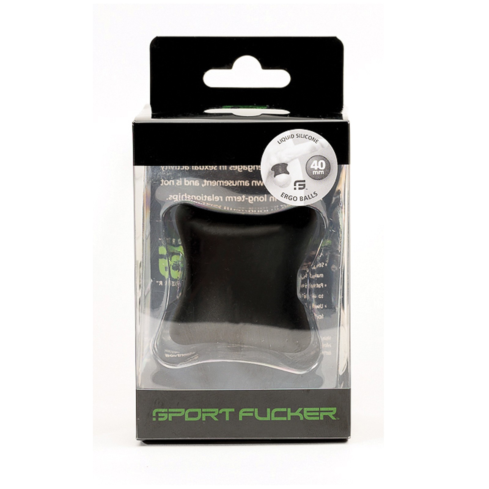 Sport Fucker Ergo Balls 40mm Negros Sport Fucker Ergo Balls 40mm Negros