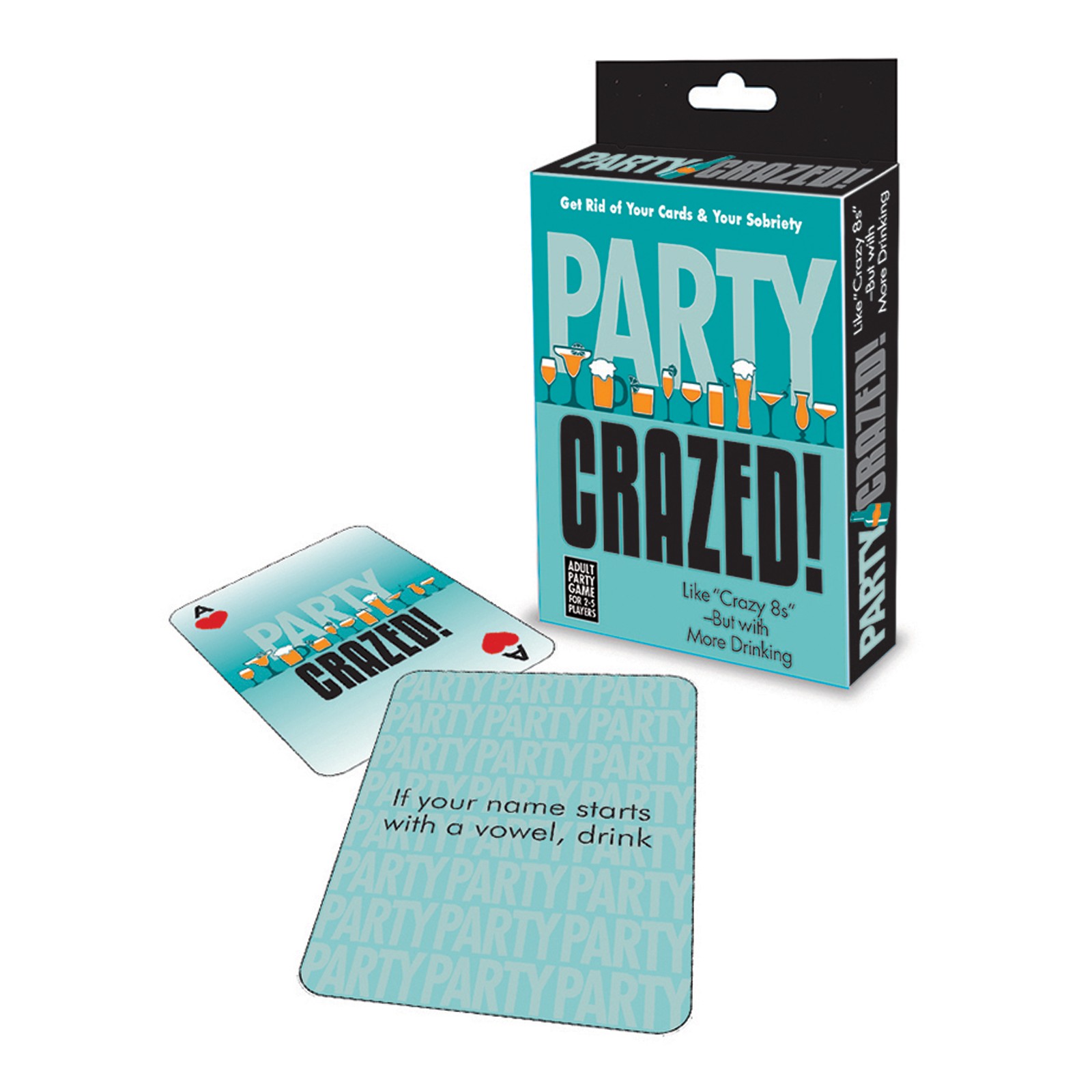 Juego de Cartas Party Crazed Divertido para Reuniones Juego de Cartas Party Crazed Divertido para Reuniones