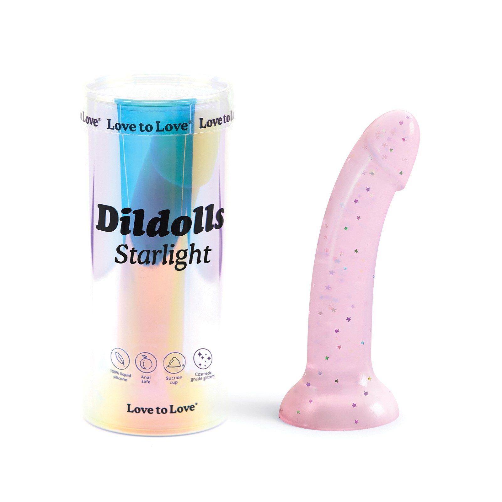 Dildolls Curvados con Ventosa Love to Love Starlight Rosa Dildolls Curvados con Ventosa Love to Love Starlight Rosa