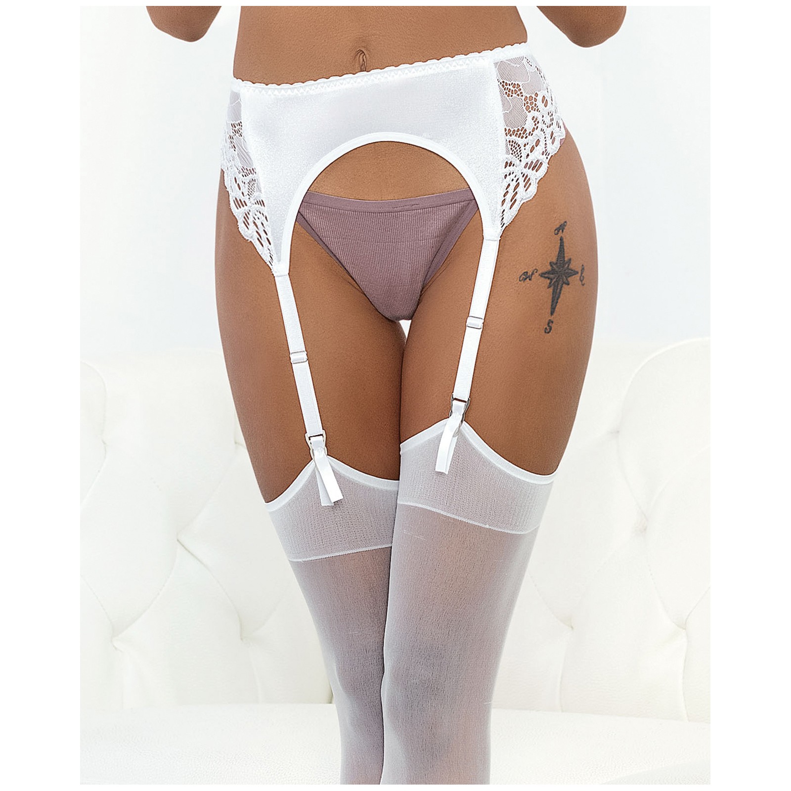 Satin & Lace Garterbelt - Elegant and Comfortable Satin & Lace Garterbelt - Elegant and Comfortable
