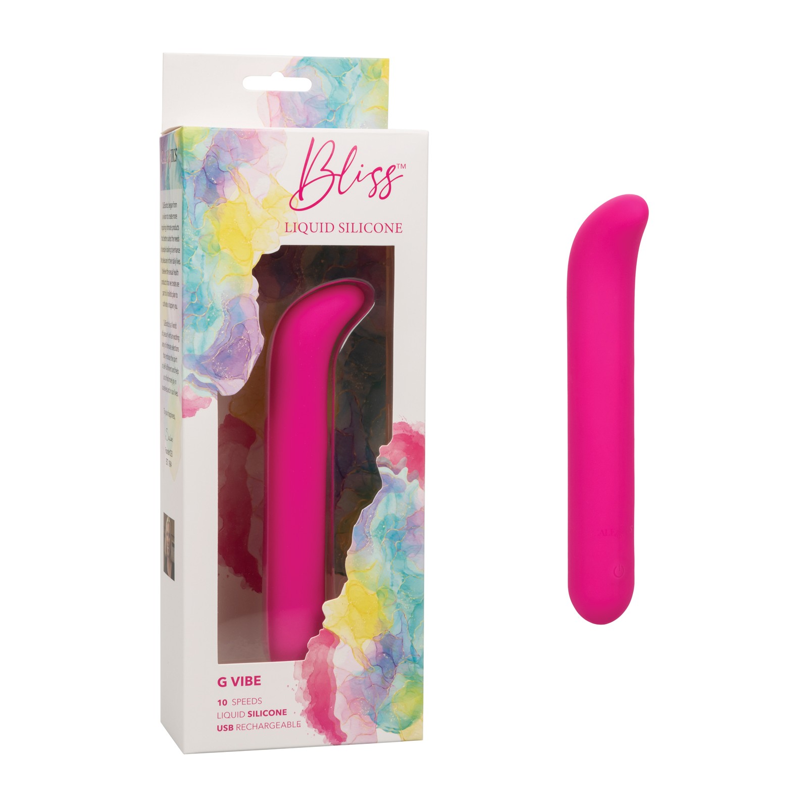 Vibrador G Bliss de Silicona Líquida Rosa Vibrador G Bliss de Silicona Líquida Rosa