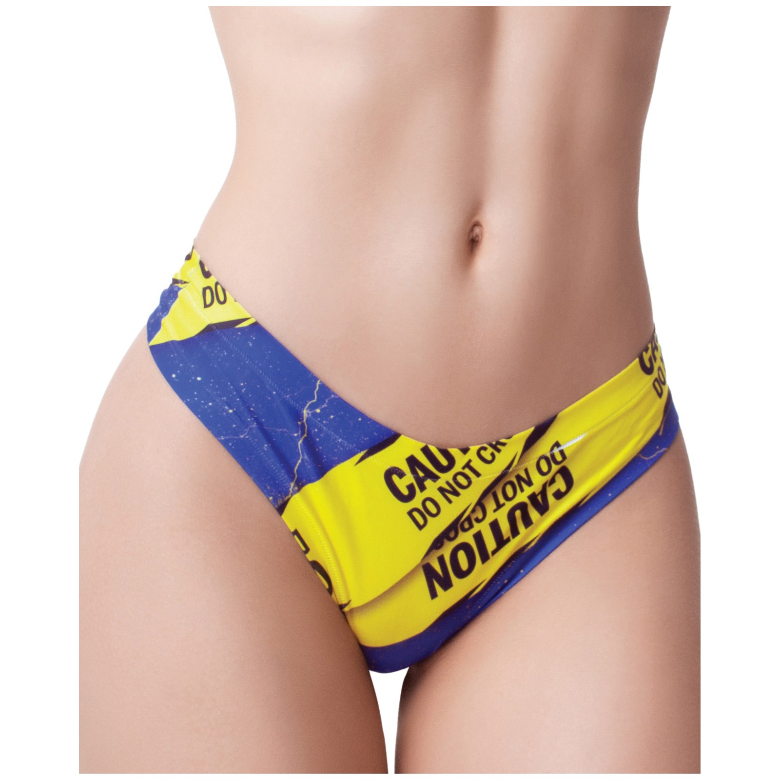 Mememe Urban Geeks Caution Thong - MD Mememe Urban Geeks Caution Thong - MD