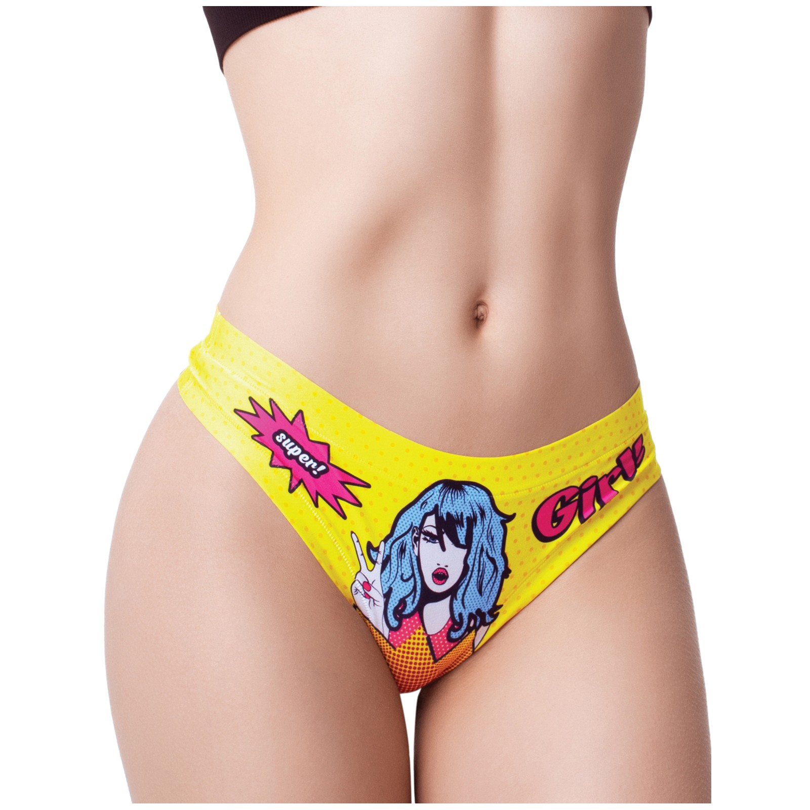 Tanga Impreso Mememe Comic Fans Pequeña Mediana Tanga Impreso Mememe Comic Fans Pequeña Mediana