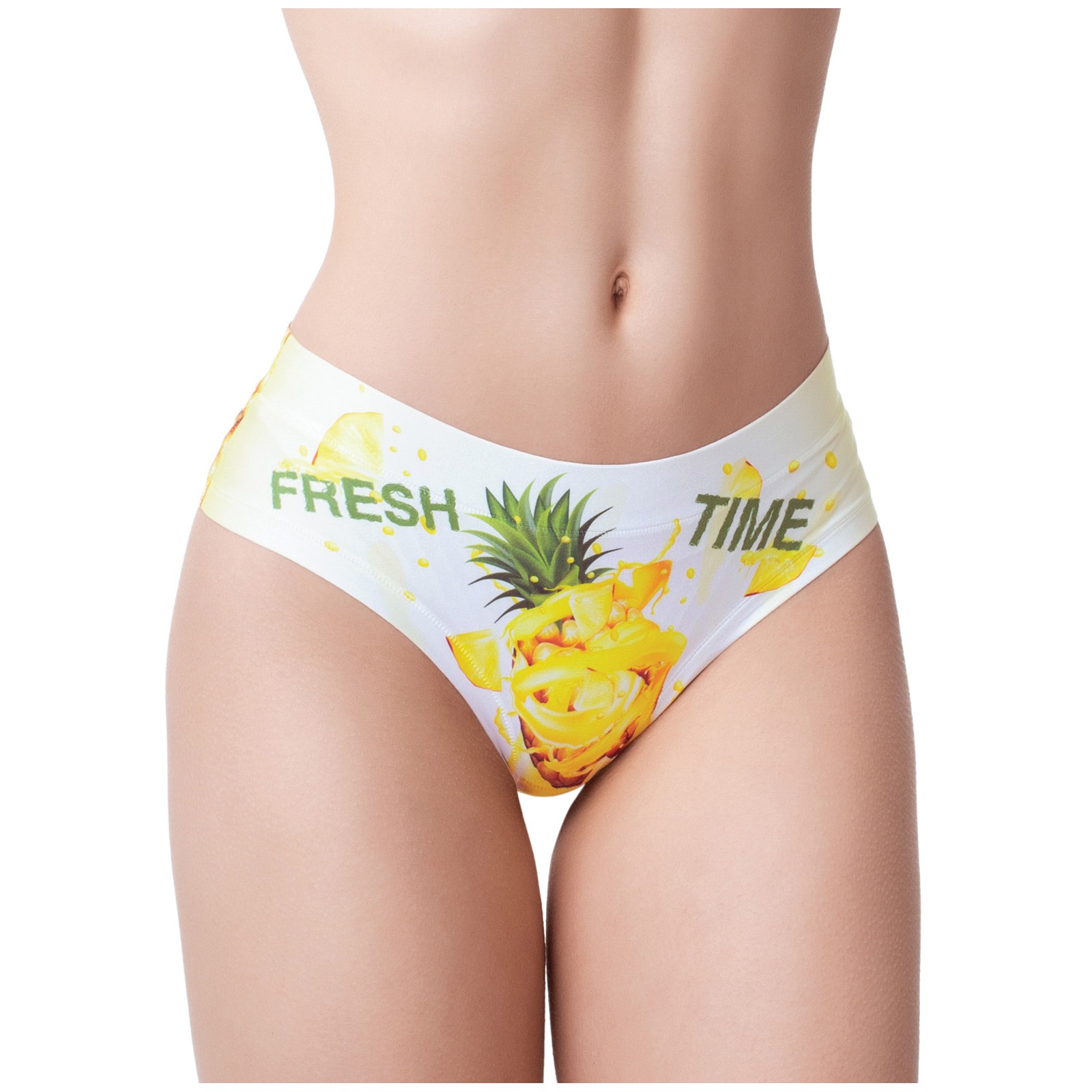 Mememe Fresh Summer Pineapple Printed Slip XL Mememe Fresh Summer Pineapple Printed Slip XL