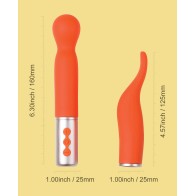 Vibrador de la Colección Traviesa con Cabezas Intercambiables