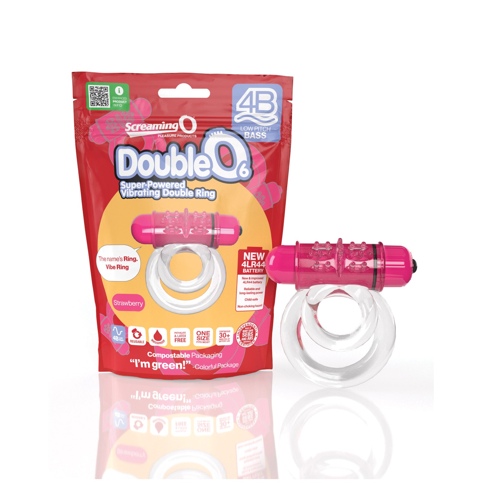 Screaming O 4B DoubleO 6 - Potente Anillo Vibrante Screaming O 4B DoubleO 6 - Potente Anillo Vibrante