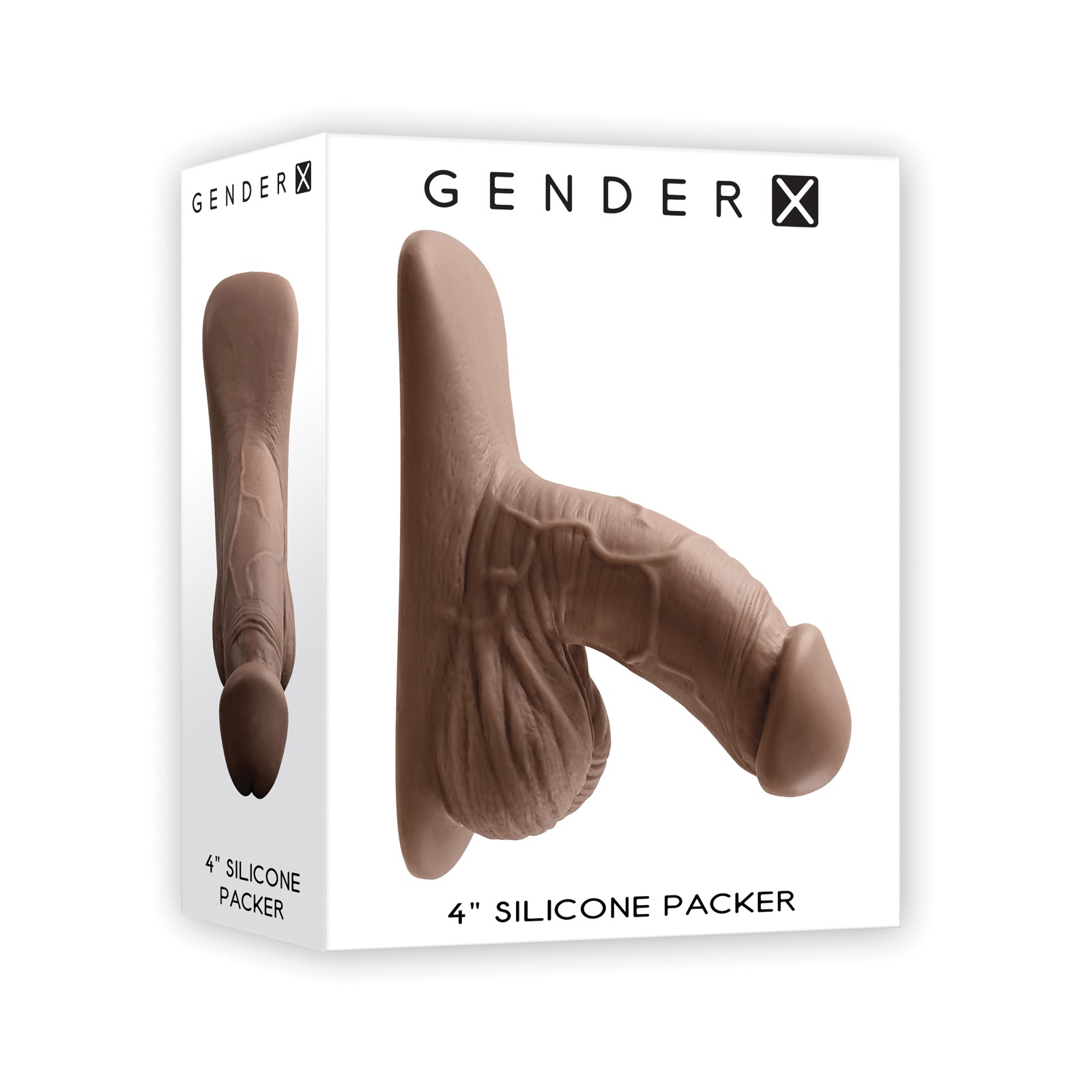Gender X 4 Inch Silicone Packer Dark Gender X 4 Inch Silicone Packer Dark