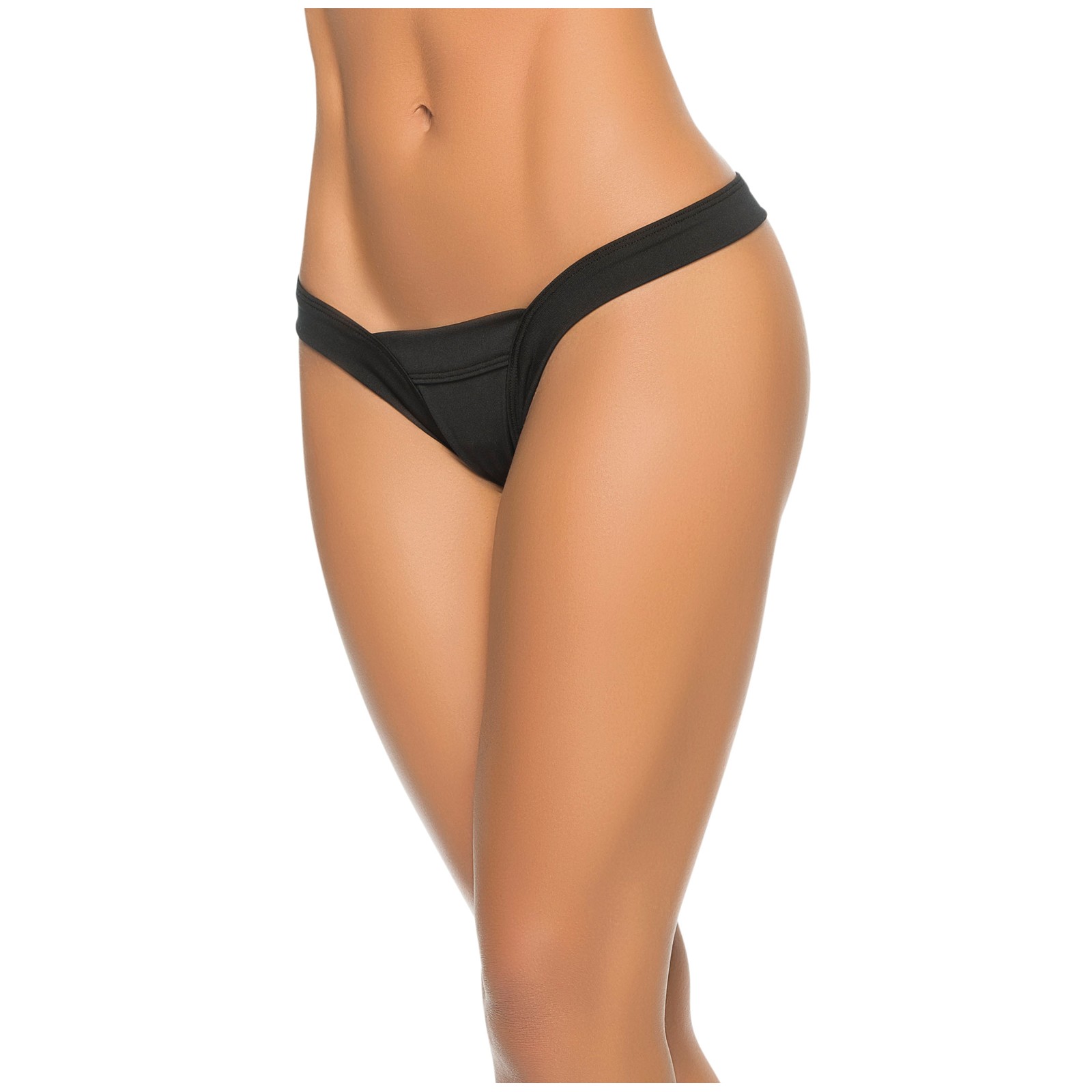 V Strap Thong - Black S/M V Strap Thong - Black S/M