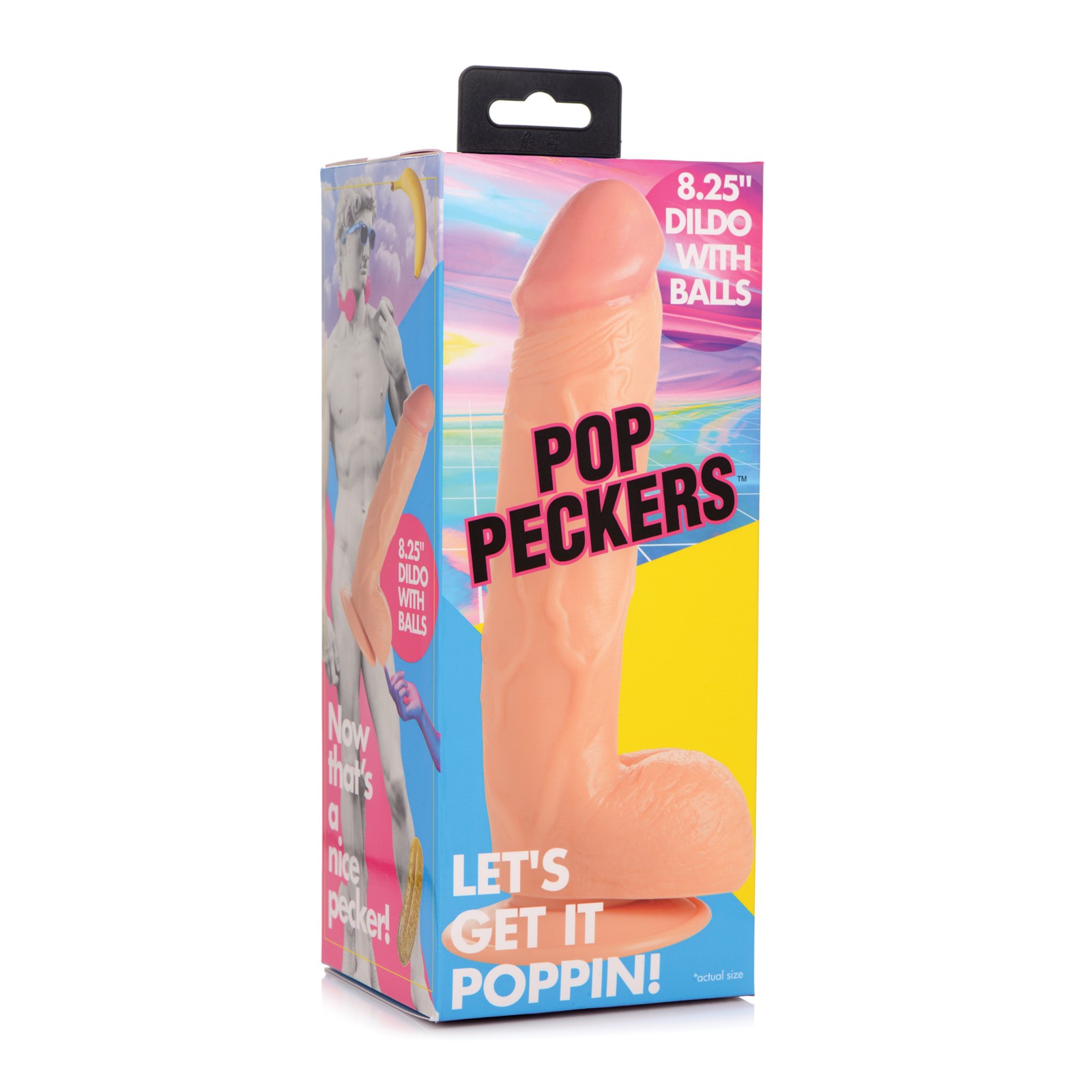 Dildo de 8.25 Pulgadas Pop Peckers para Diversión Sin Manos Dildo de 8.25 Pulgadas Pop Peckers para Diversión Sin Manos