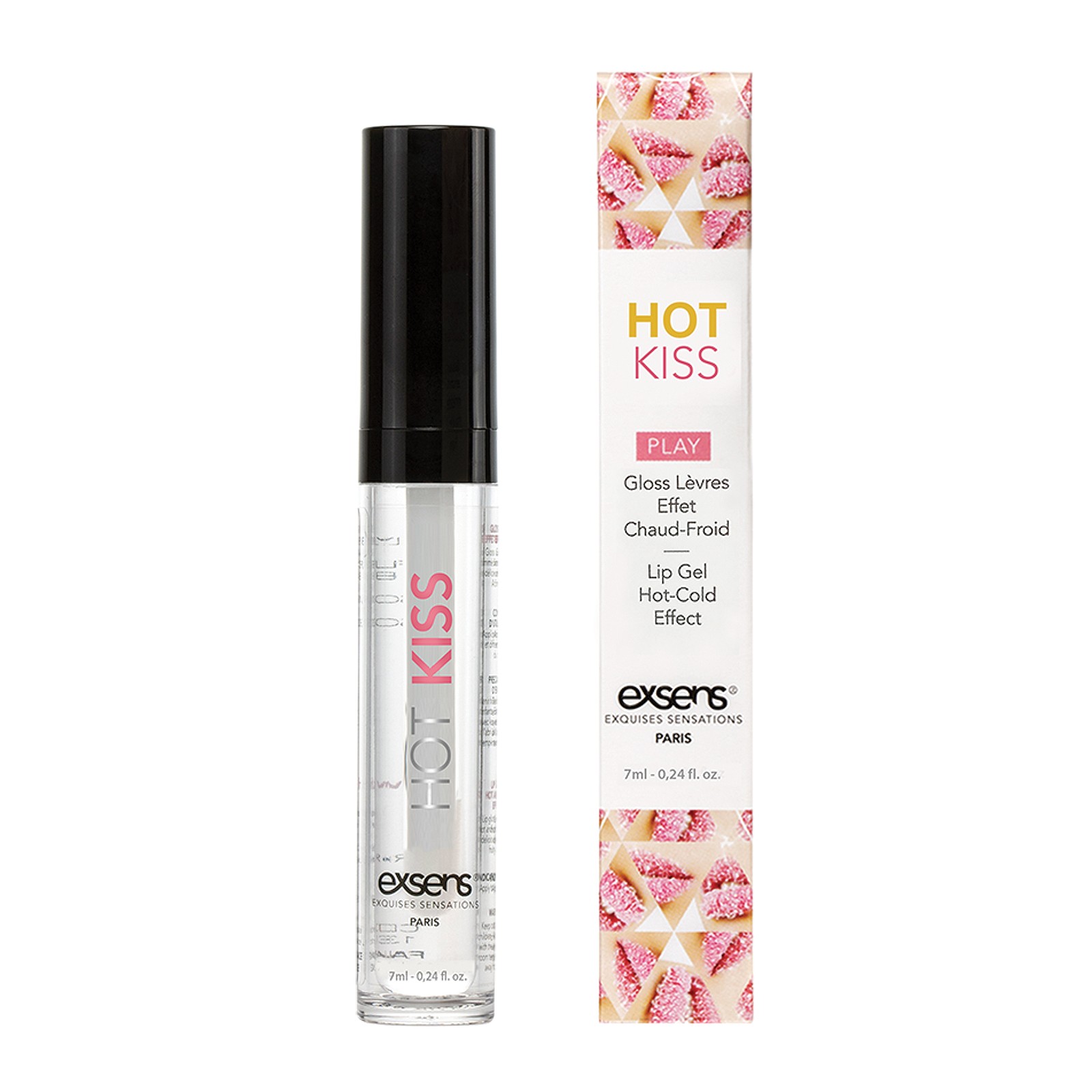 EXSENS Brillo Labial Hot Kiss Sabor Fresa - Sensación Divertida EXSENS Brillo Labial Hot Kiss Sabor Fresa - Sensación Divertida
