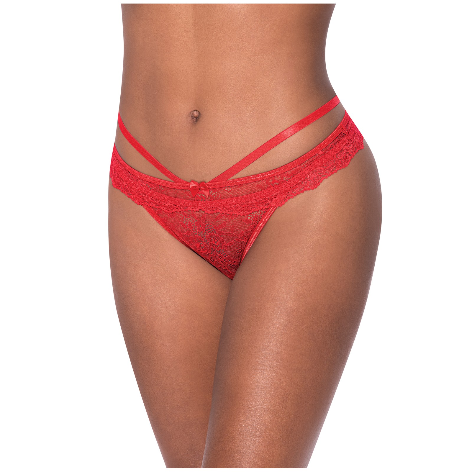Peek-A-Boo Cheeky Panty Red - Flirty Fun Peek-A-Boo Cheeky Panty Red - Flirty Fun