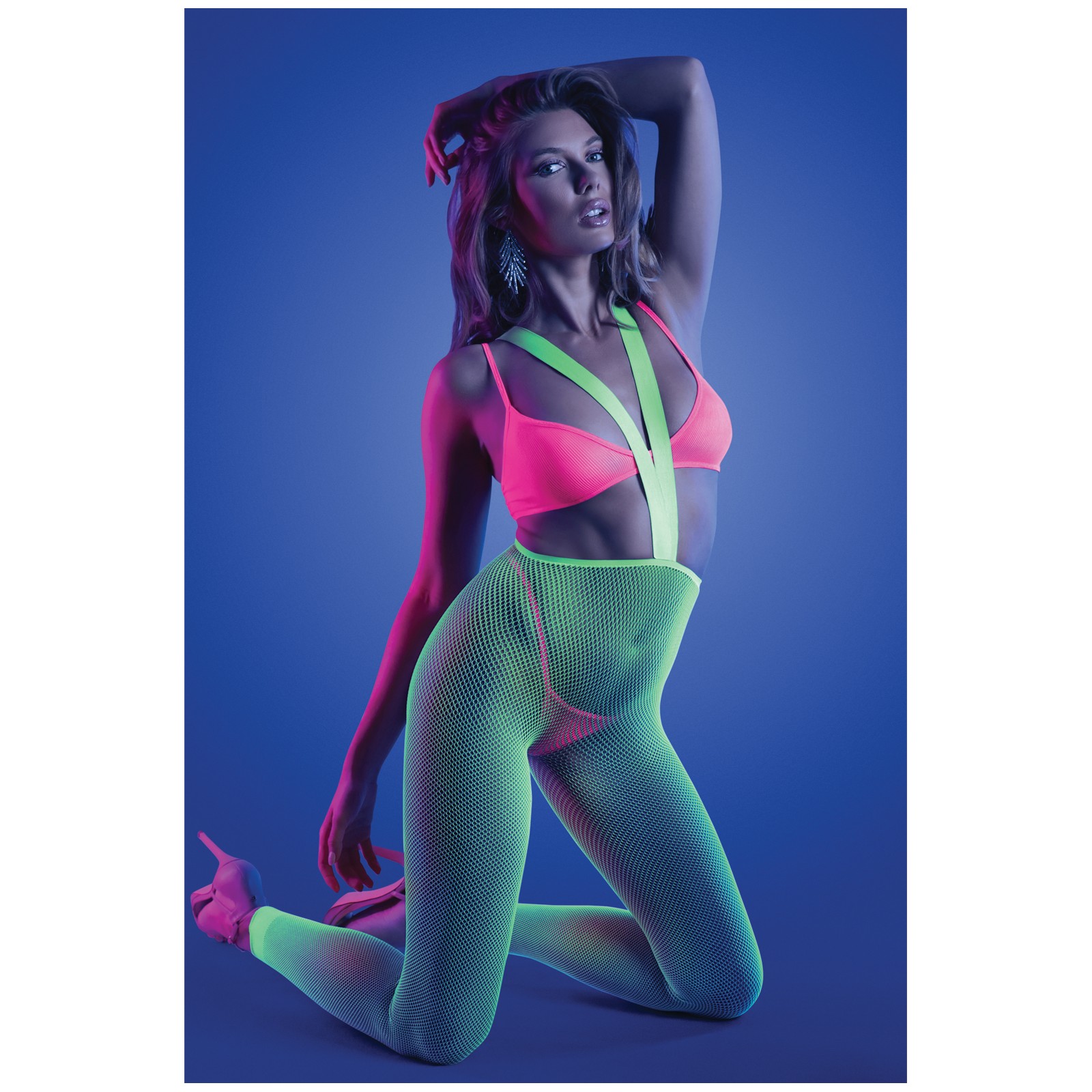 Conjunto de Medias Suspensoras Glow Come Alive - UV Reactivo Conjunto de Medias Suspensoras Glow Come Alive - UV Reactivo