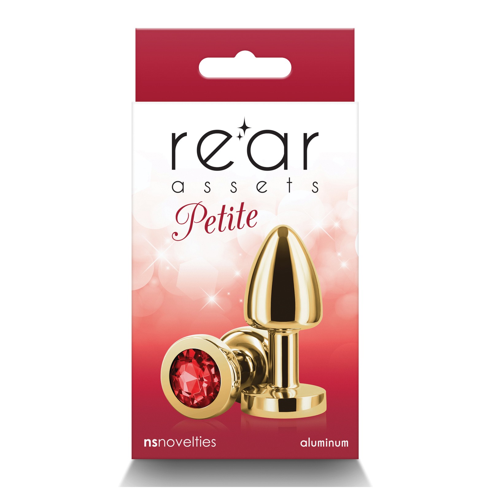 Rear Assets Gold Petite Anal Toy Red Rear Assets Gold Petite Anal Toy Red