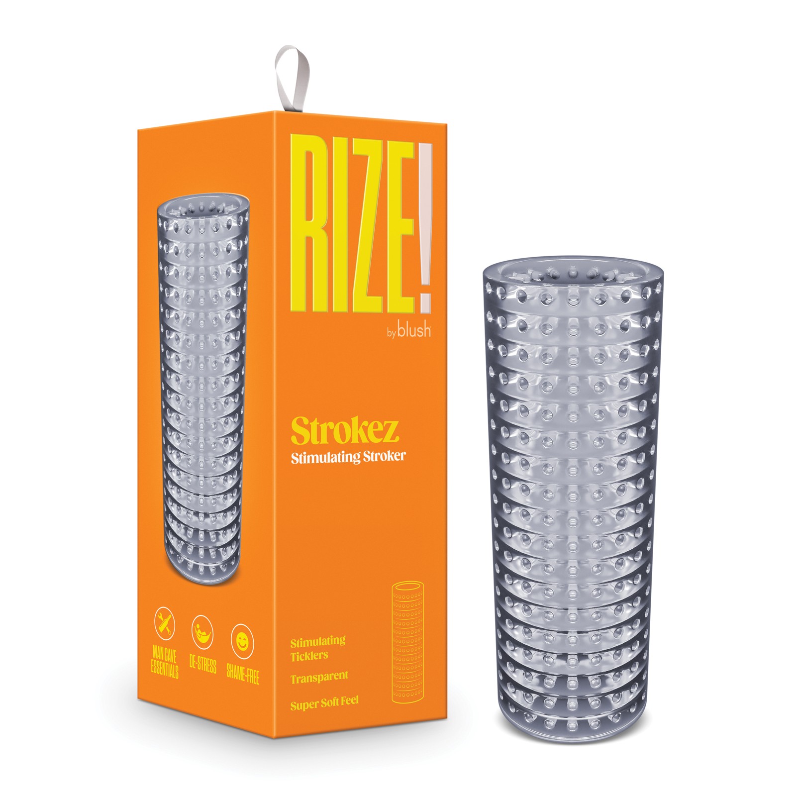 Blush Rize Strokez Sleeve Clear Blush Rize Strokez Sleeve Clear