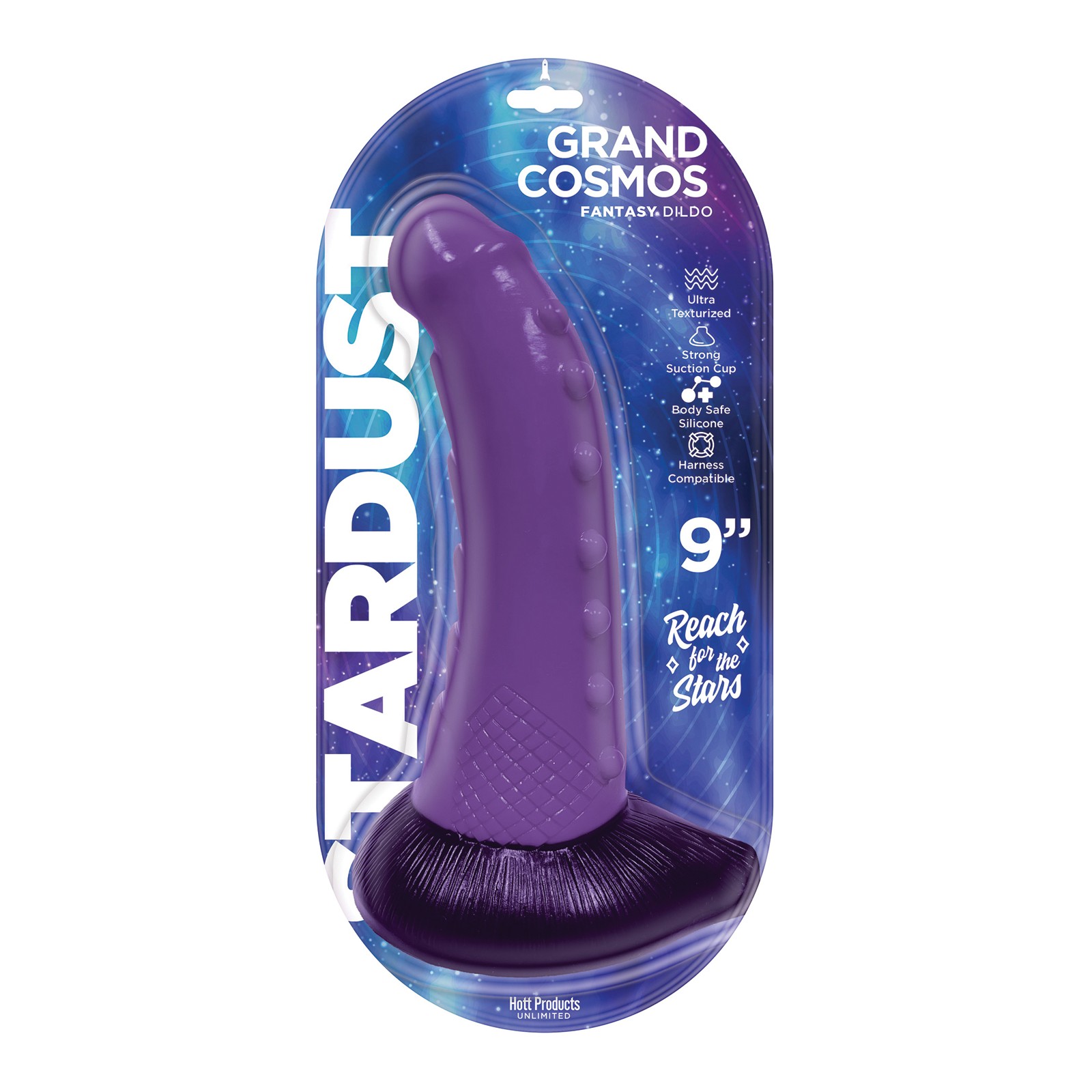 Stardust Grand Cosmos 7 Inch Dildo Purple Stardust Grand Cosmos 7 Inch Dildo Purple