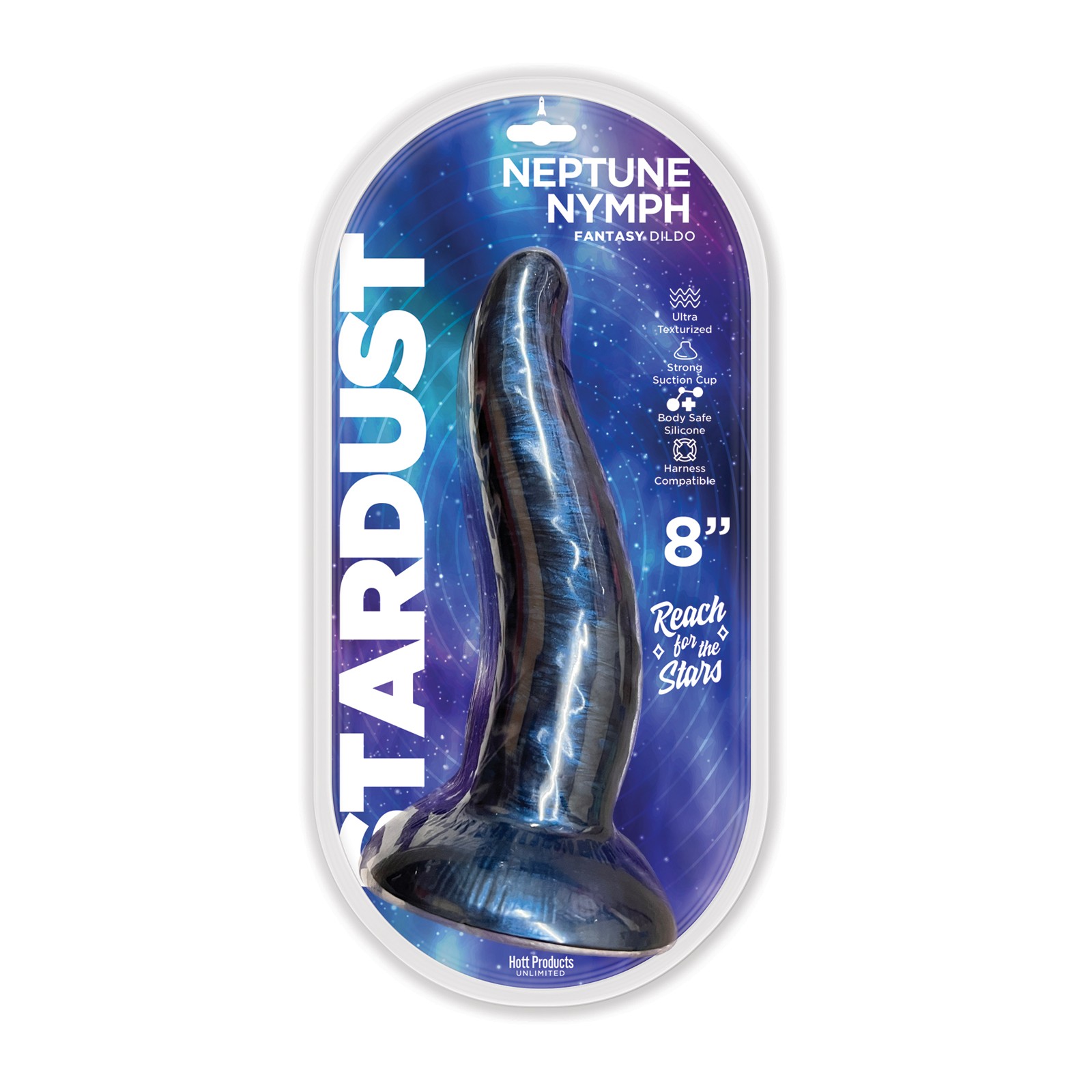 Dildo Stardust Neptune Nymph de 9" - Púrpura Dildo Stardust Neptune Nymph de 9" - Púrpura