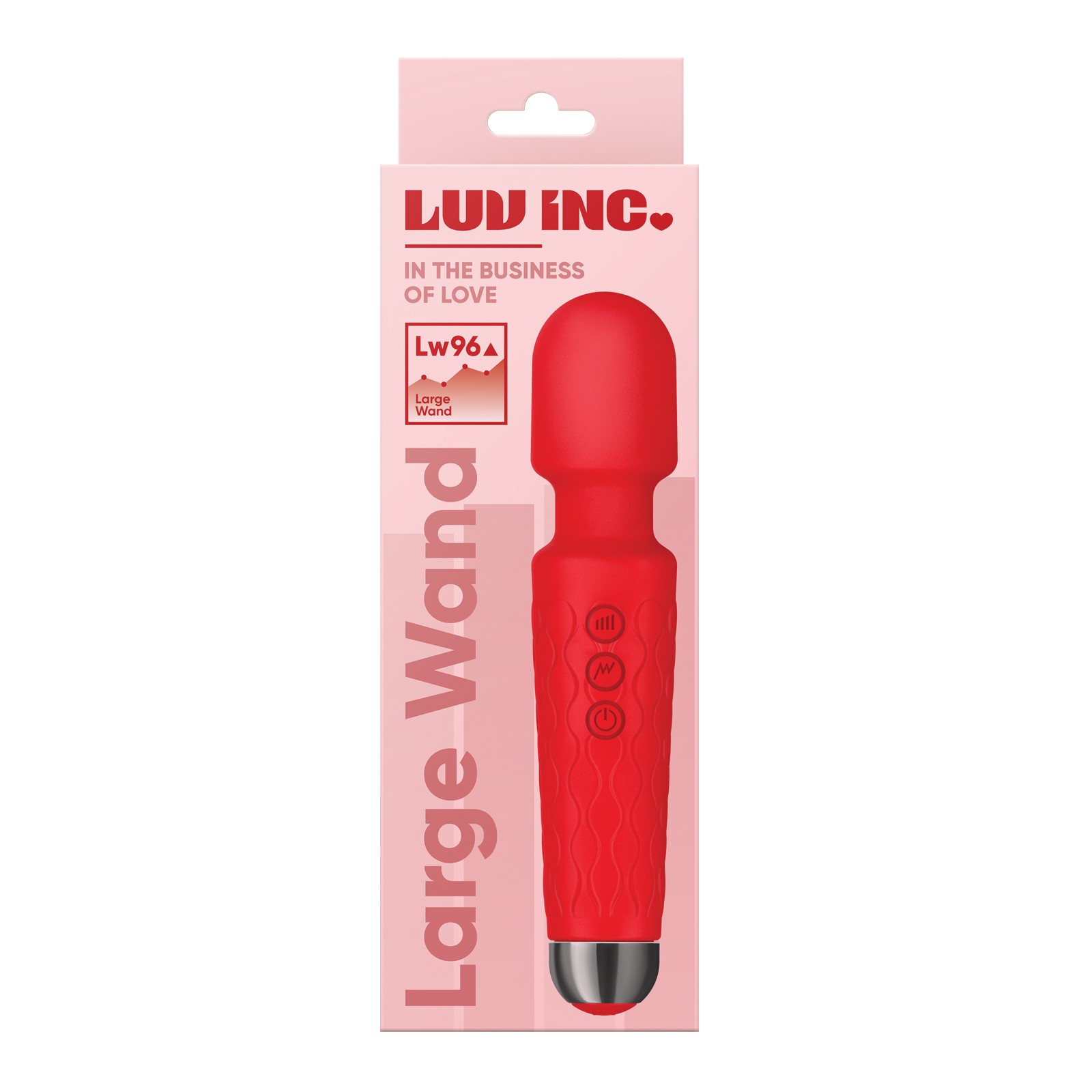 Luv Inc. Varita Grande de 8" - Roja Luv Inc. Varita Grande de 8" - Roja