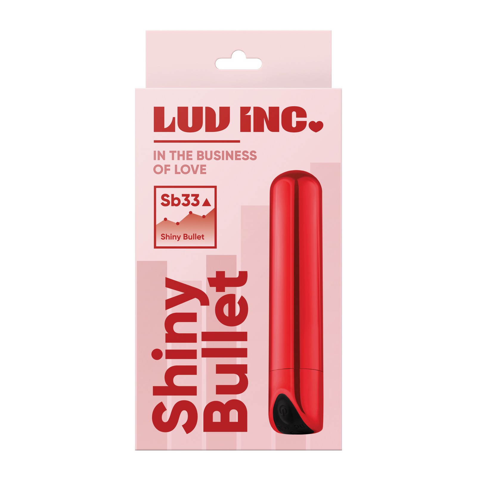 Vibrador Bala Brillante Roja Luv Inc. Vibrador Bala Brillante Roja Luv Inc.