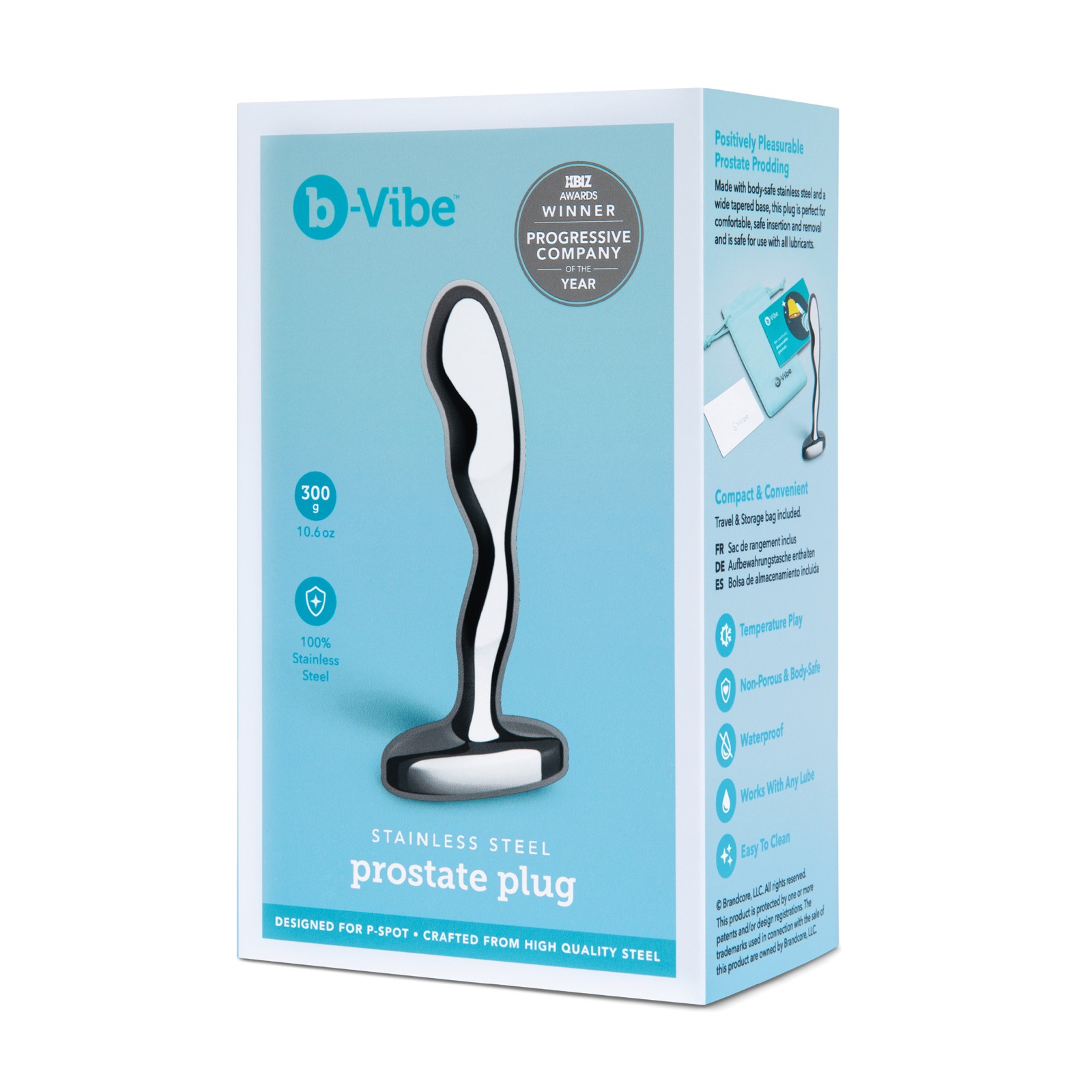 Plug Prostatic de Acero Inoxidable para Placer Plug Prostatic de Acero Inoxidable para Placer