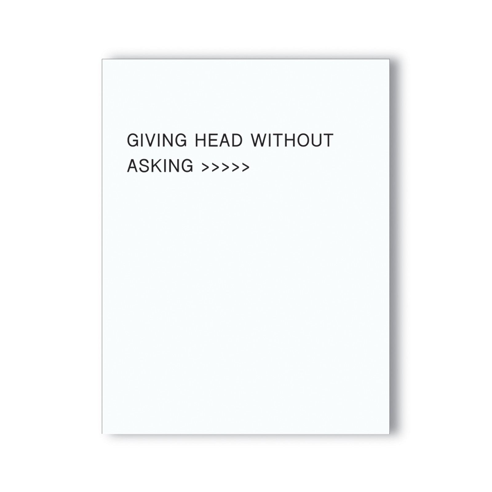 Tarjeta Divertida Giving Head Is Greater Than Tarjeta Divertida Giving Head Is Greater Than