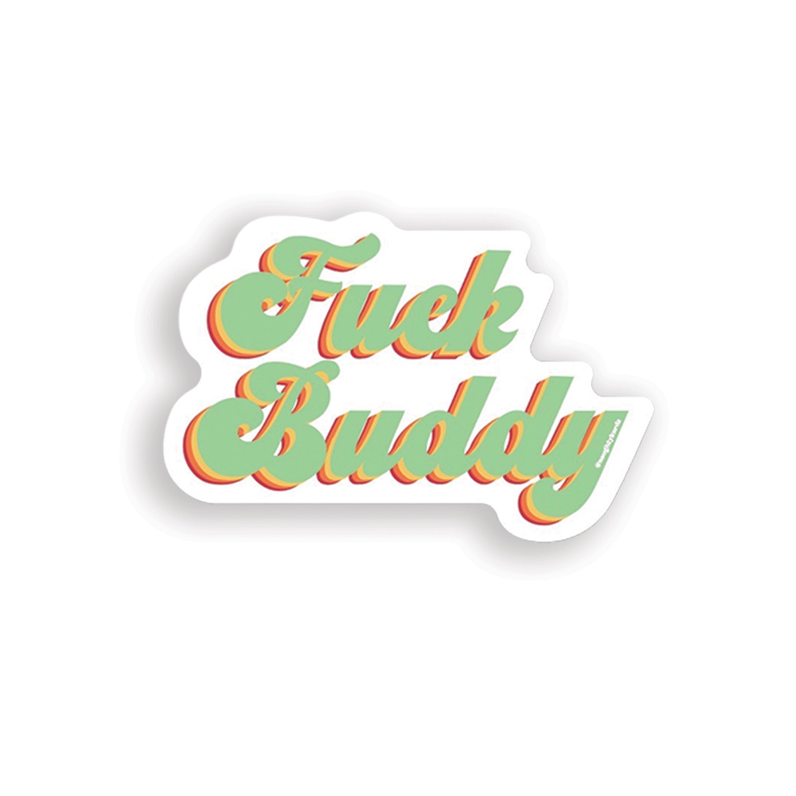 Fuck Buddy Naughty Sticker - Pack of 3 Fuck Buddy Naughty Sticker - Pack of 3