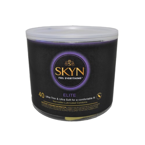 Condones Lifestyles SKYN Elite Ultra Finos Caja de 40