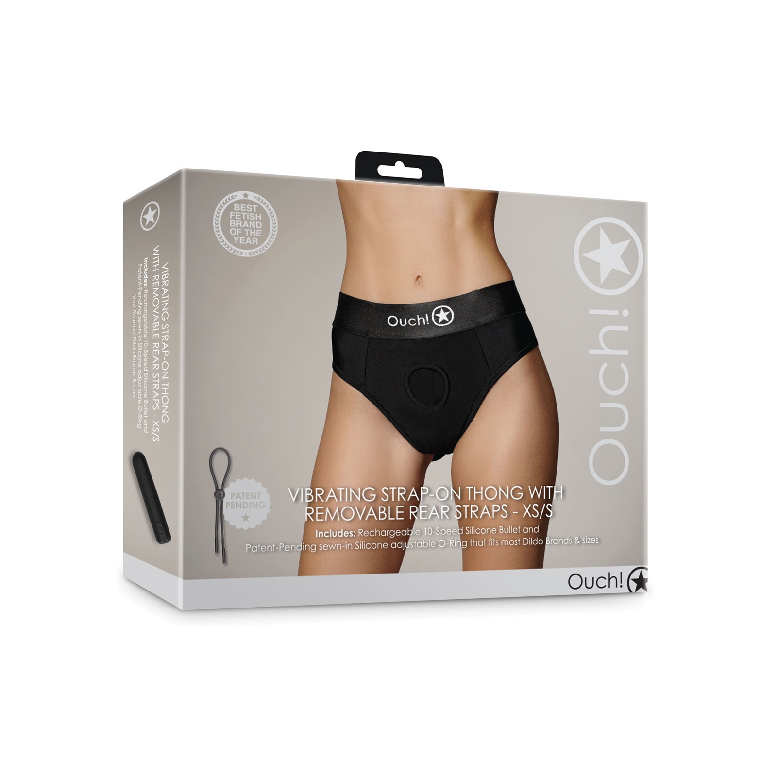 Vibrating Strap On Thong with Removable Straps Vibrating Strap On Thong with Removable Straps