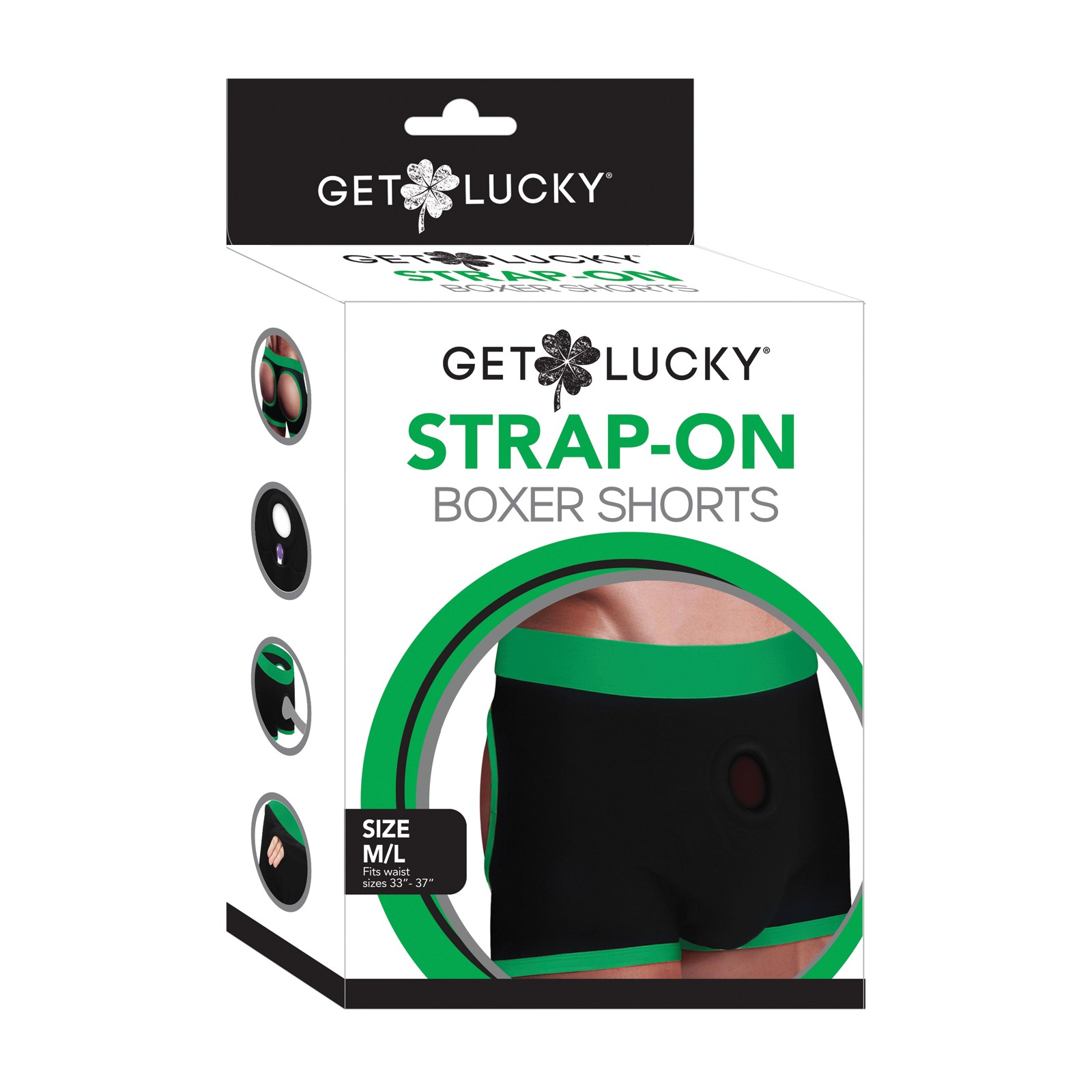 Boxers Strap On Get Lucky M-L Boxers Strap On Get Lucky M-L