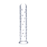 Dildo de Vidrio Transparente de 10 Pulgadas para Orgasmos Intensos